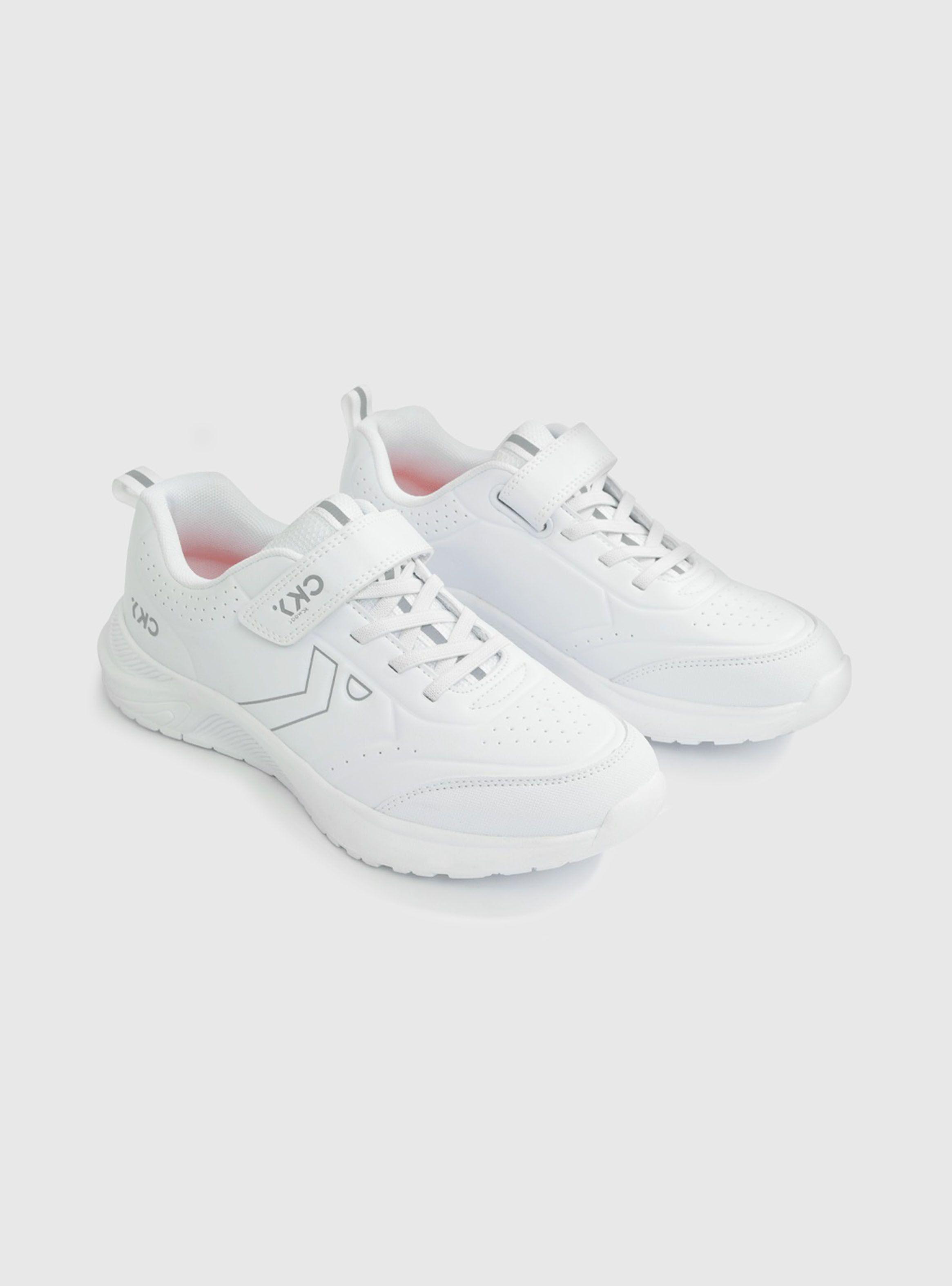 Zapatilla Escolar Deportiva Velcro- Cordón Elástico Unisex-1