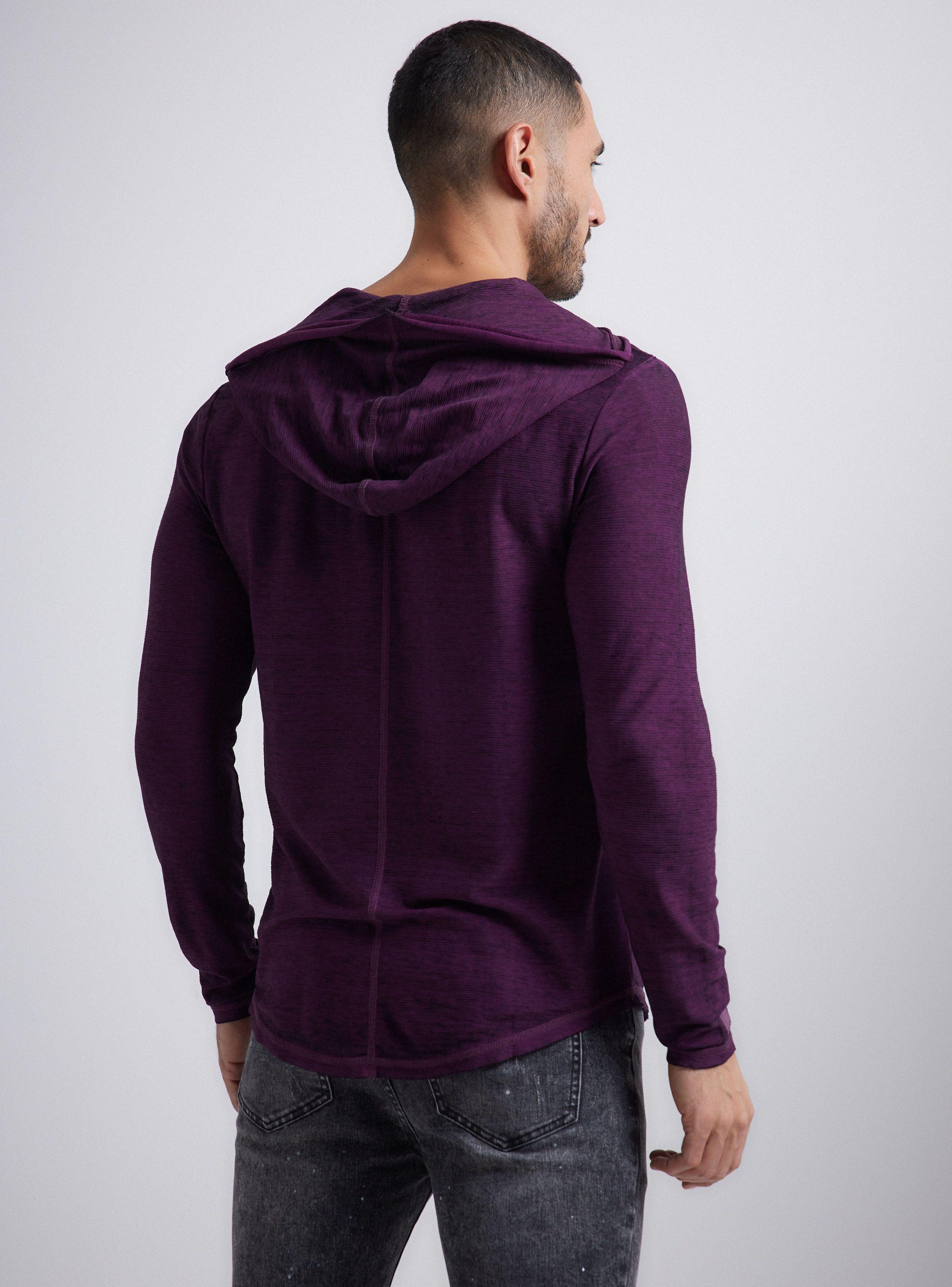 Polera Burn Out con Gorro-1