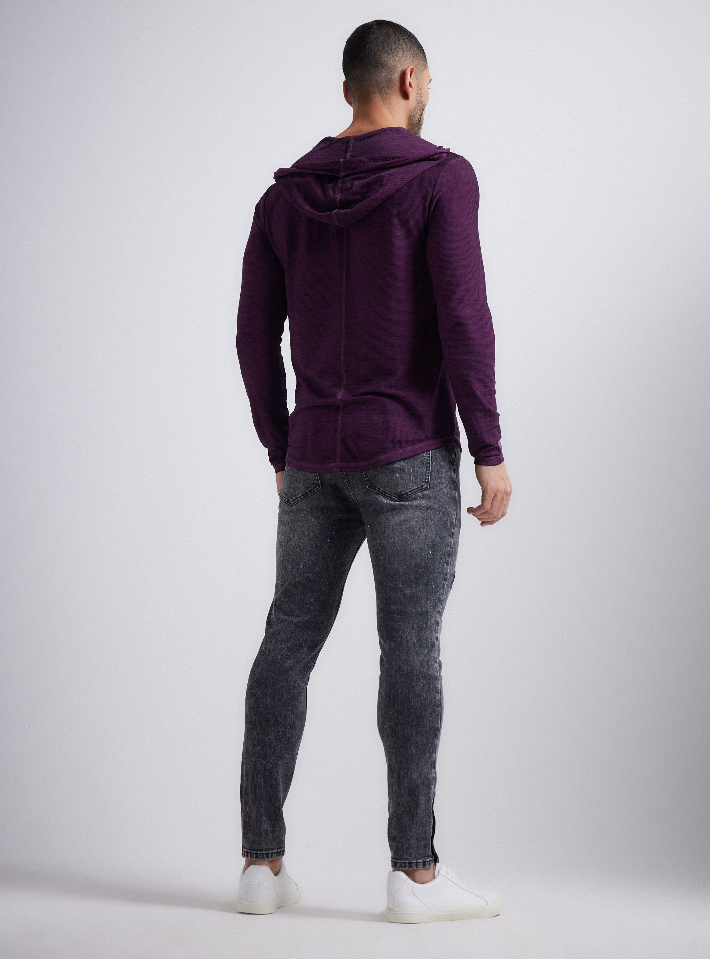 Polera Burn Out con Gorro-5