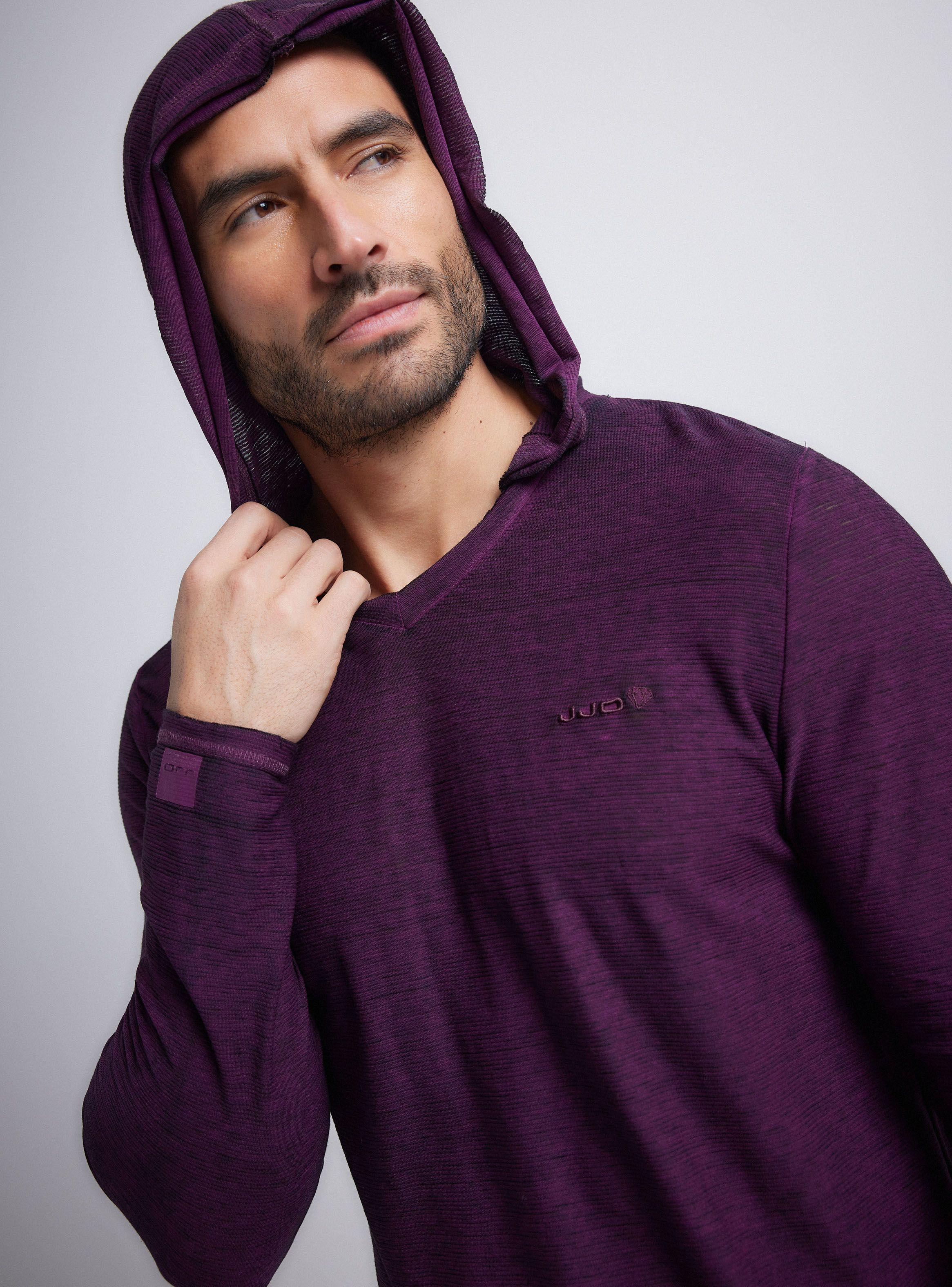 Polera Burn Out con Gorro-2
