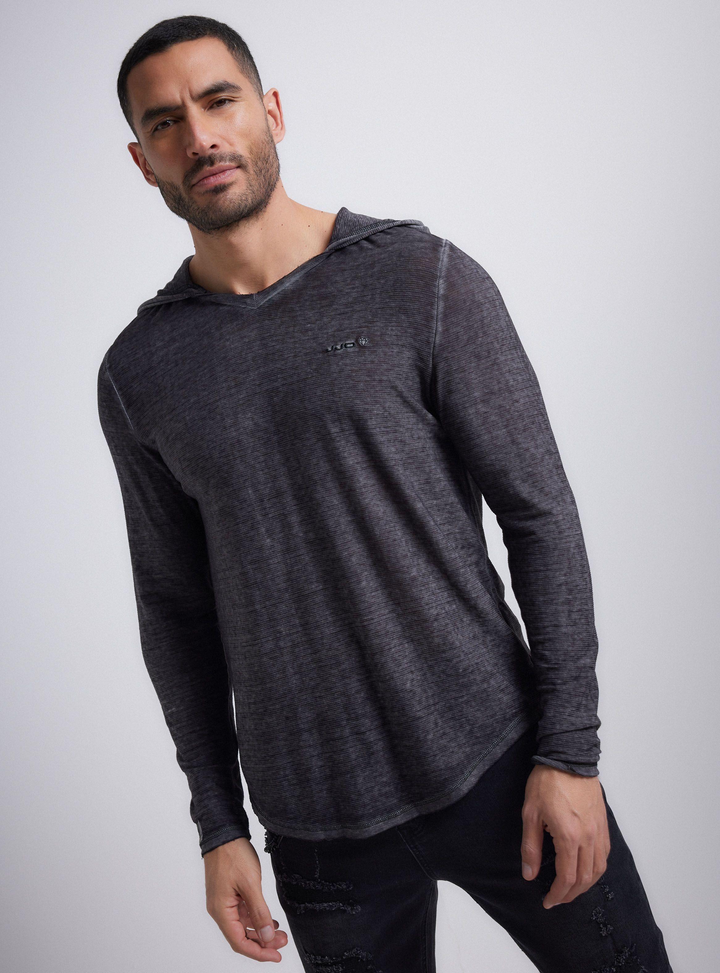 Polera Burn Out con Gorro-0