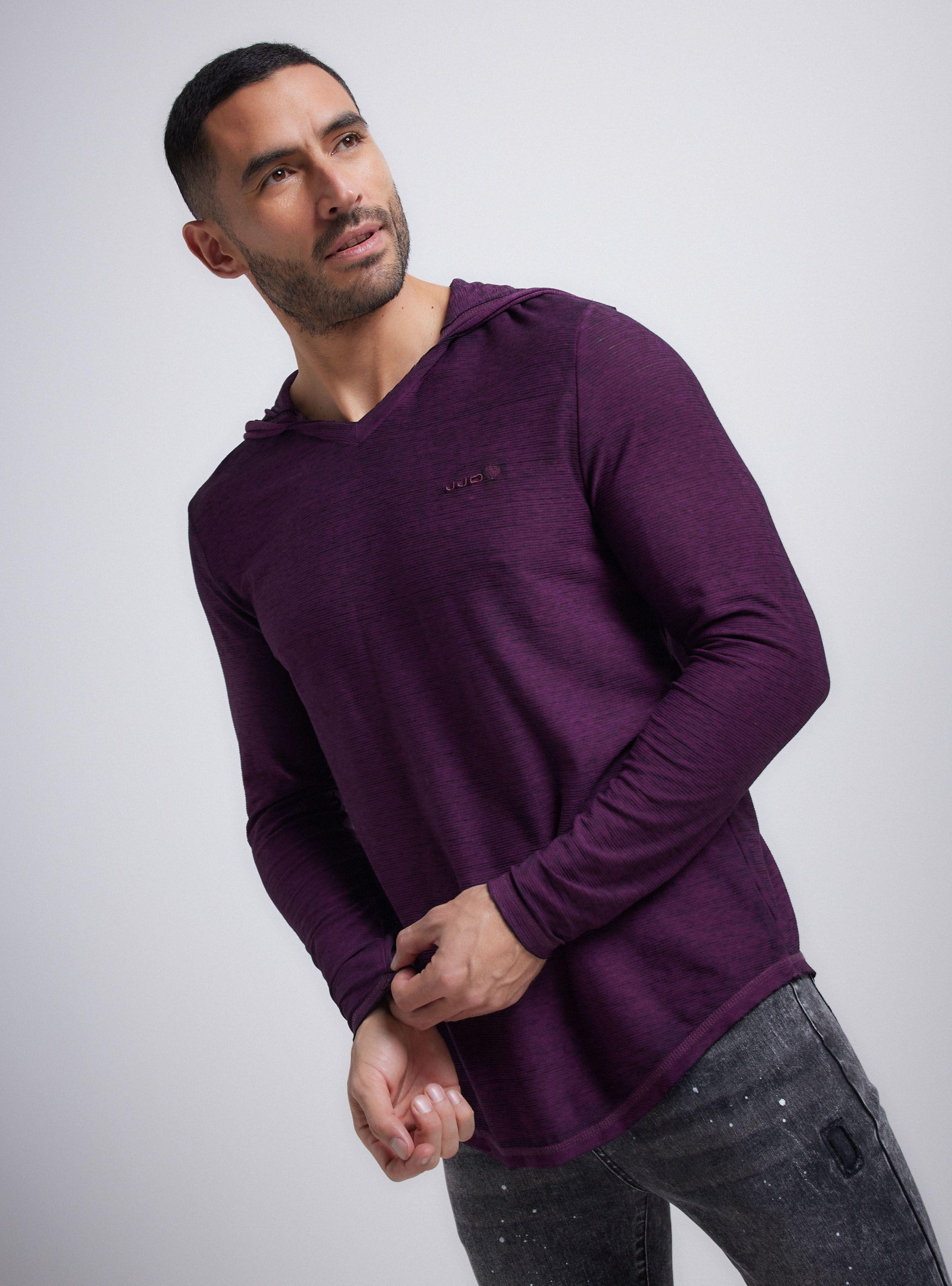 Polera Burn Out con Gorro-0