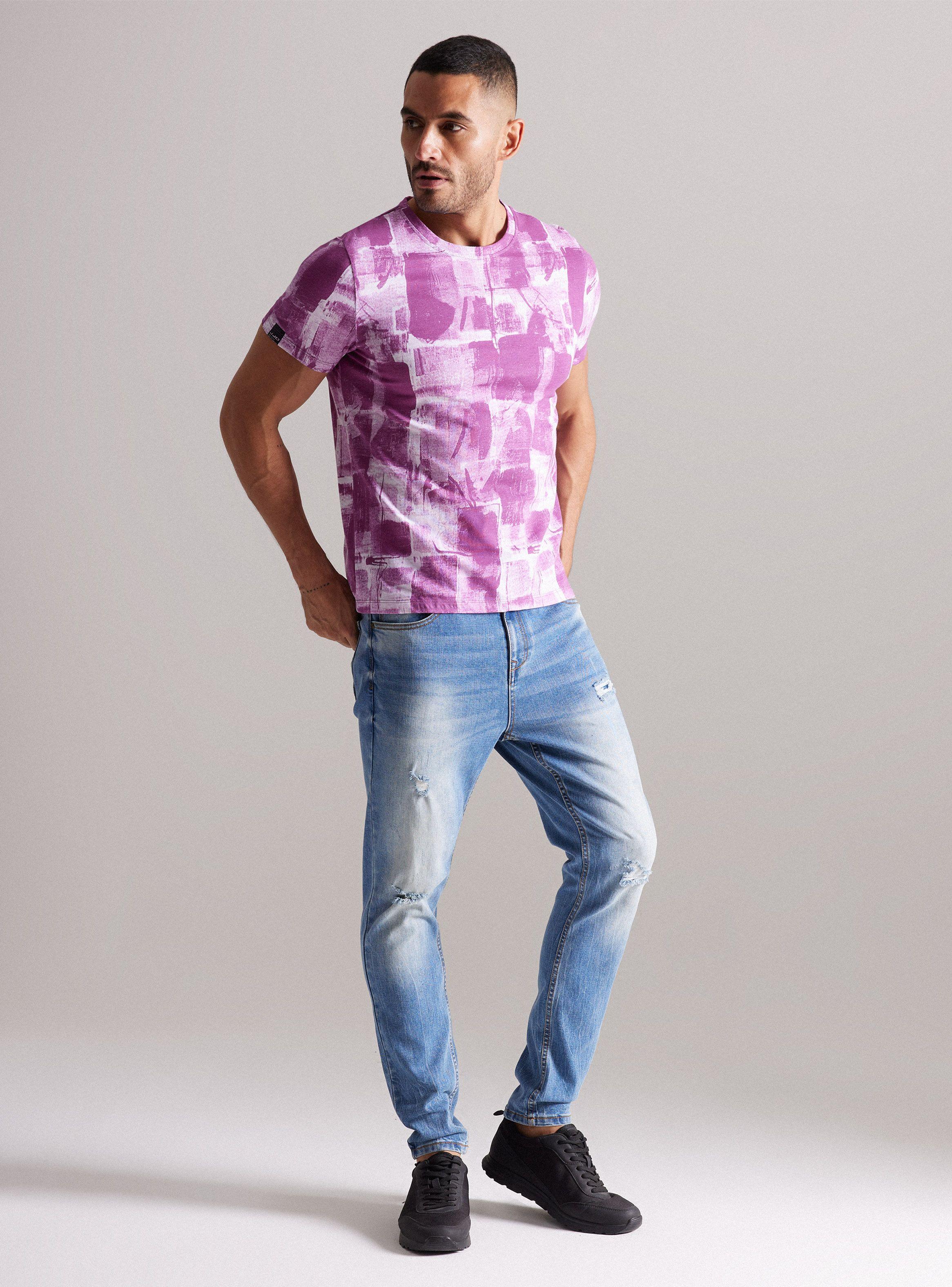 Jeans Azul Medio Roturas-5