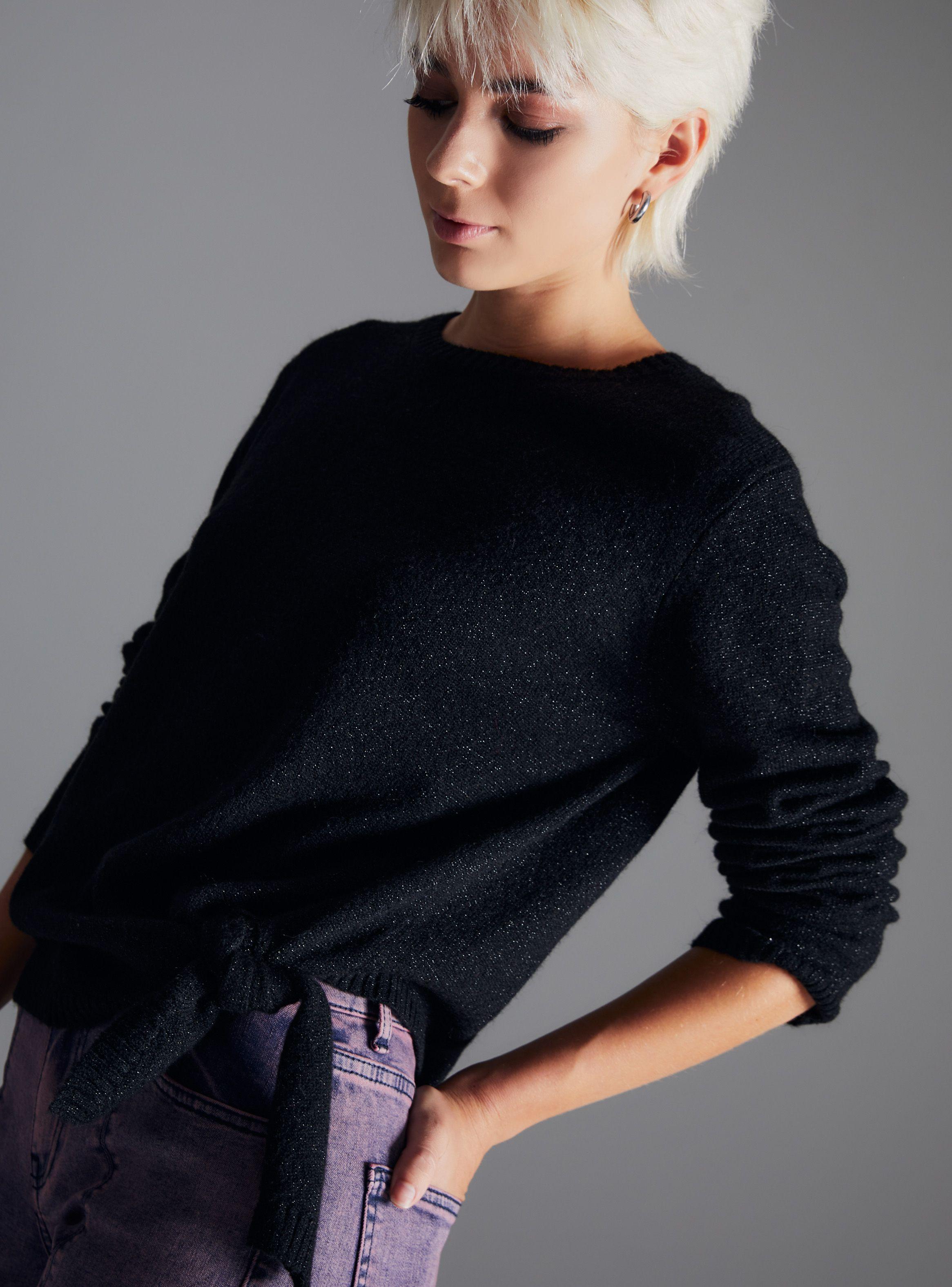 Sweater Lurex Con Nudo-2