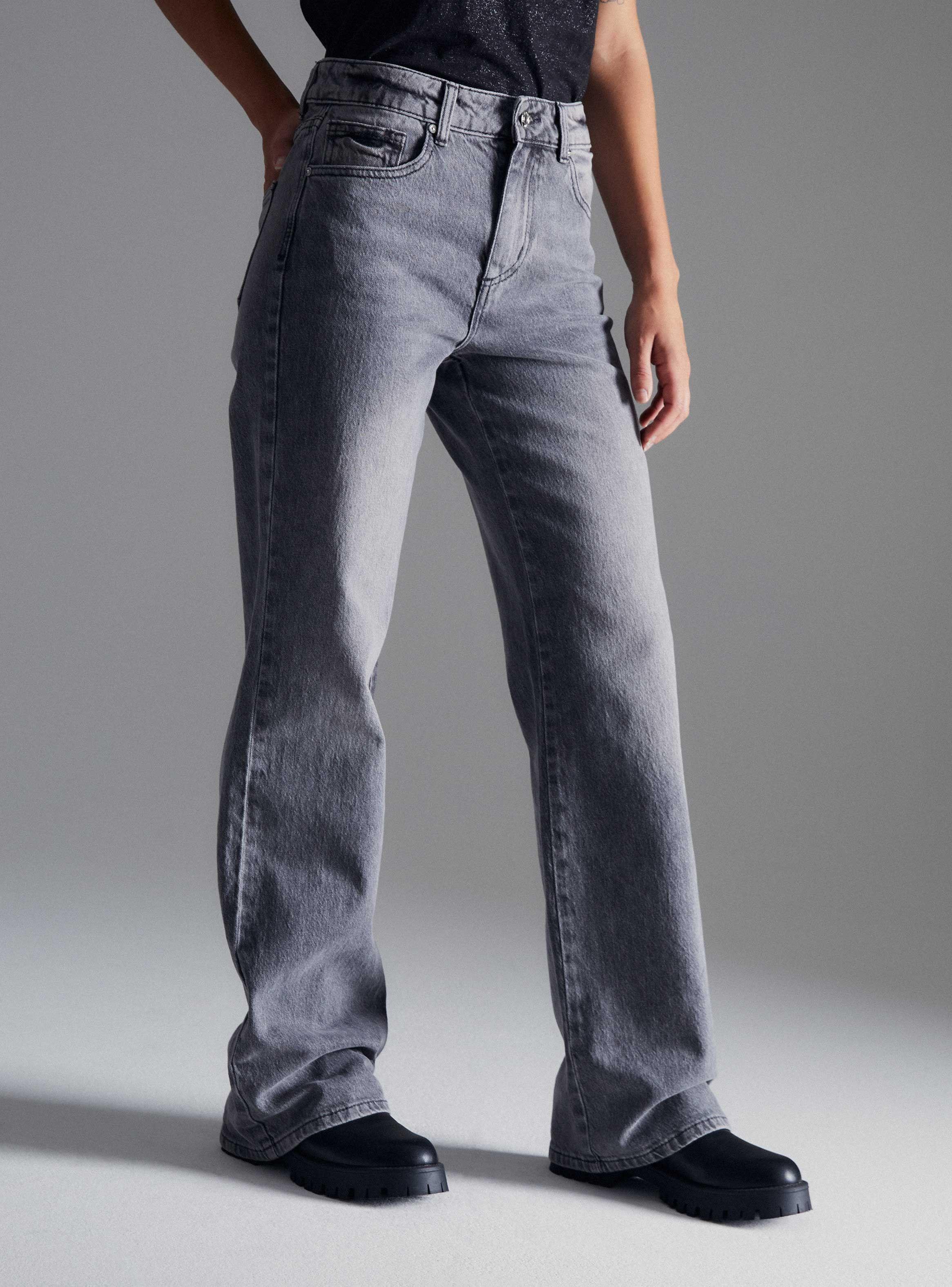 Jeans Wide Leg Lavado Snow-0