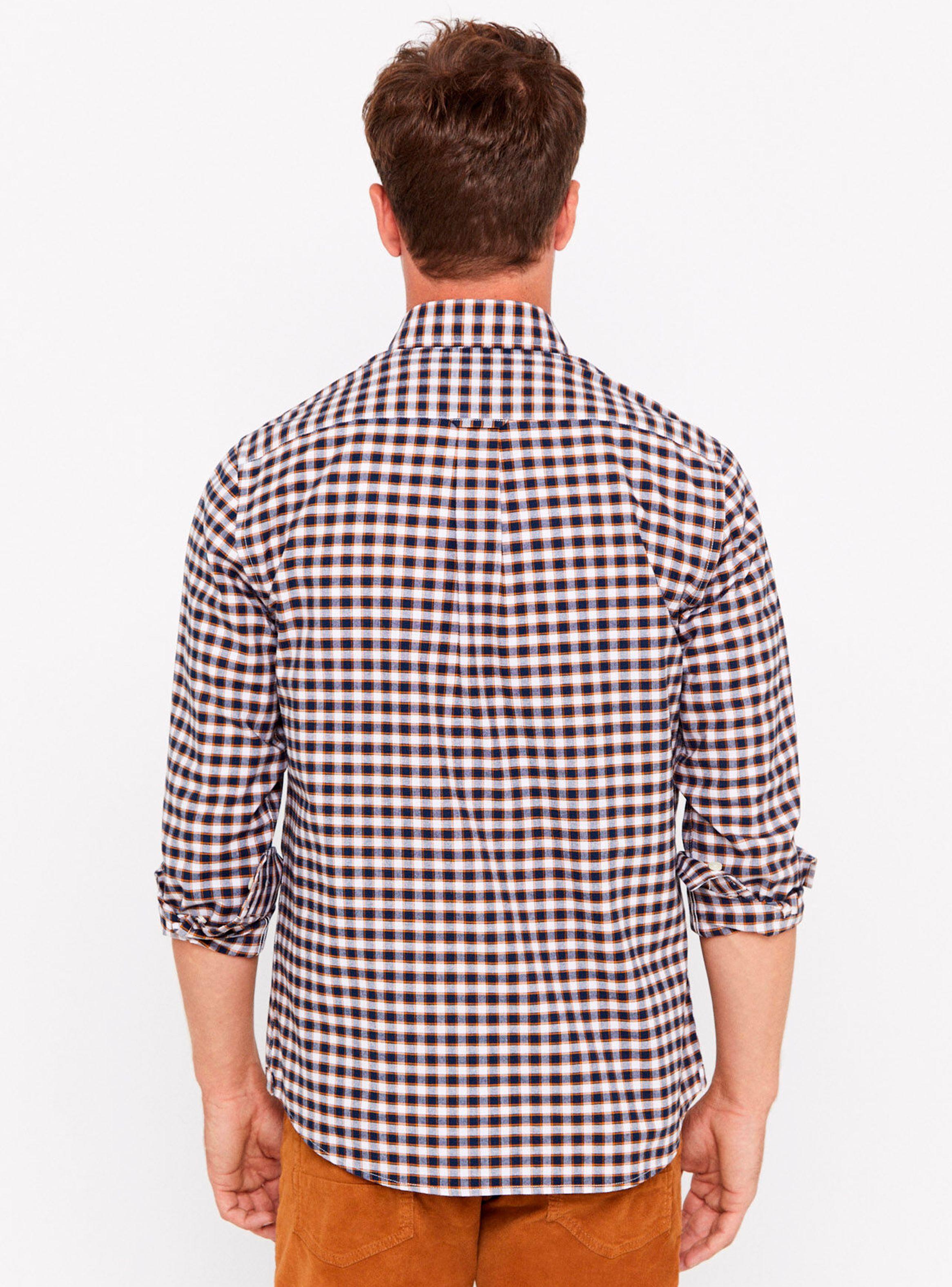 Camisa Manga Larga Oxford Cuadros-1
