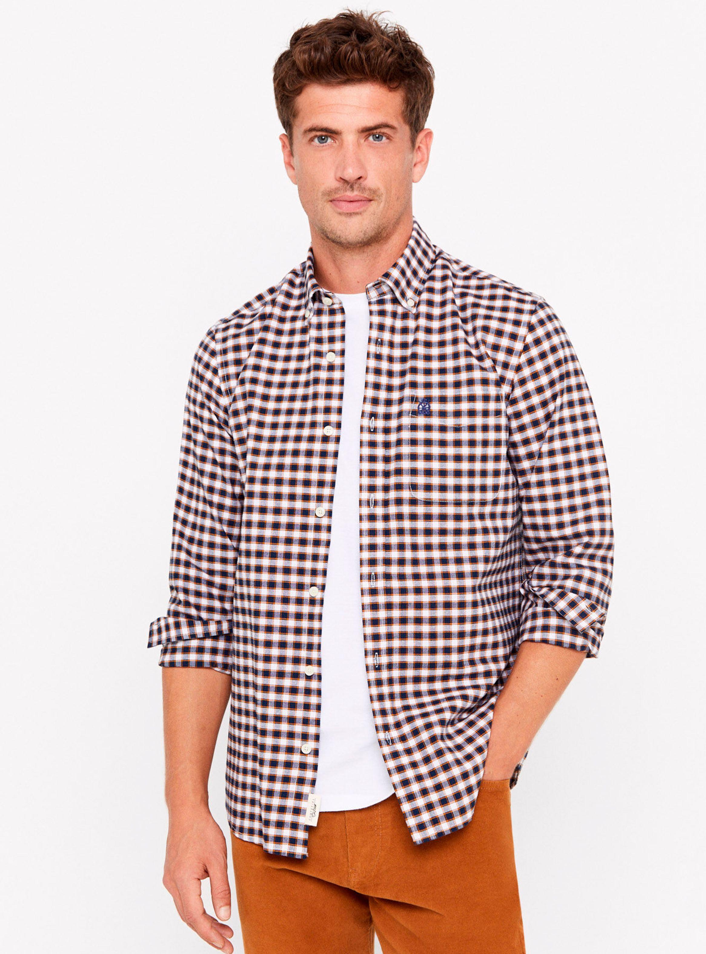 Camisa Manga Larga Oxford Cuadros-0