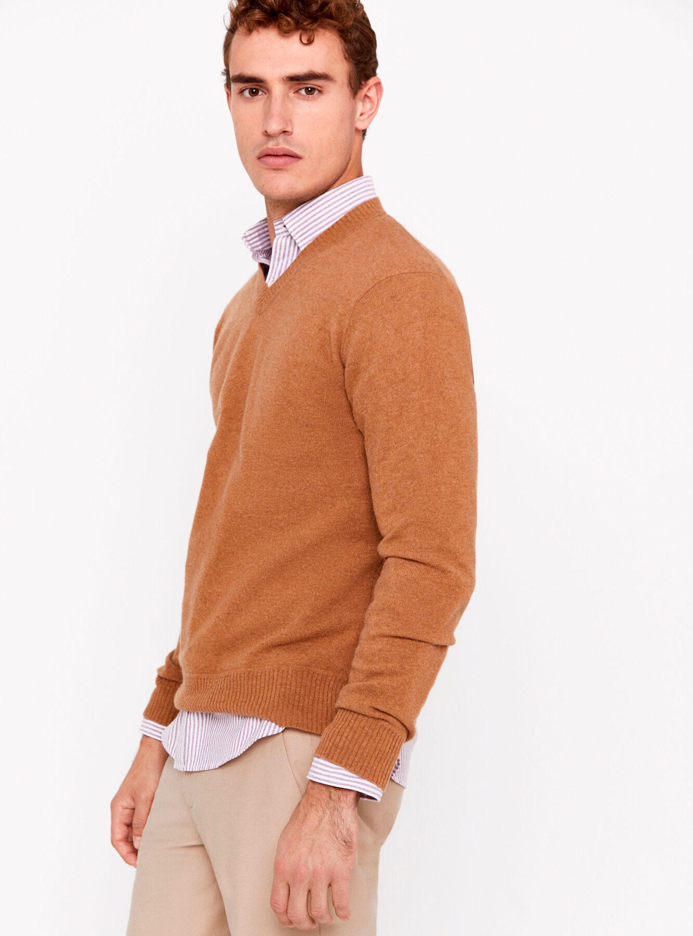 Sweater Lana Lambswool Cuello Pic-2