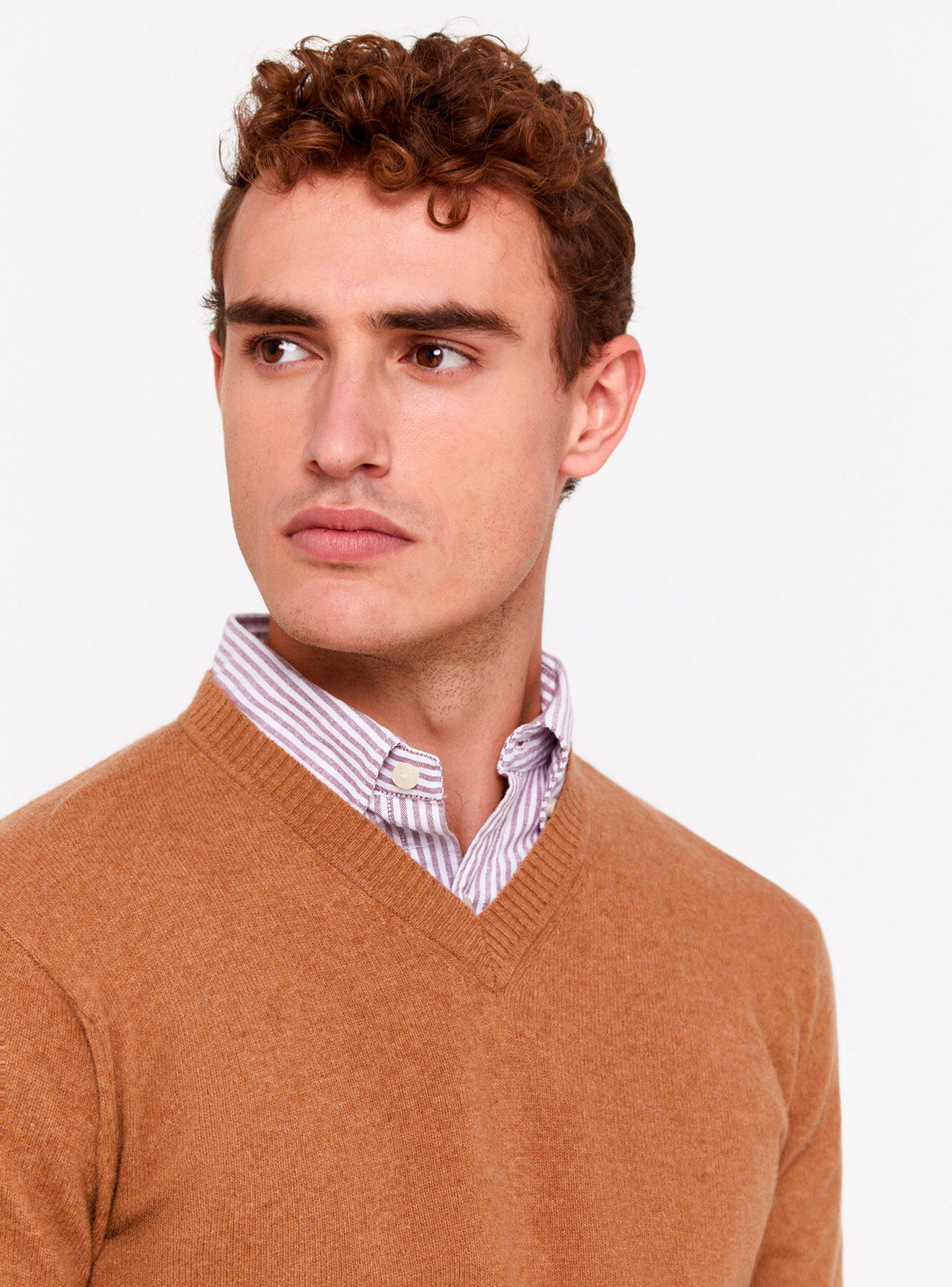 Sweater Lana Lambswool Cuello Pic-3