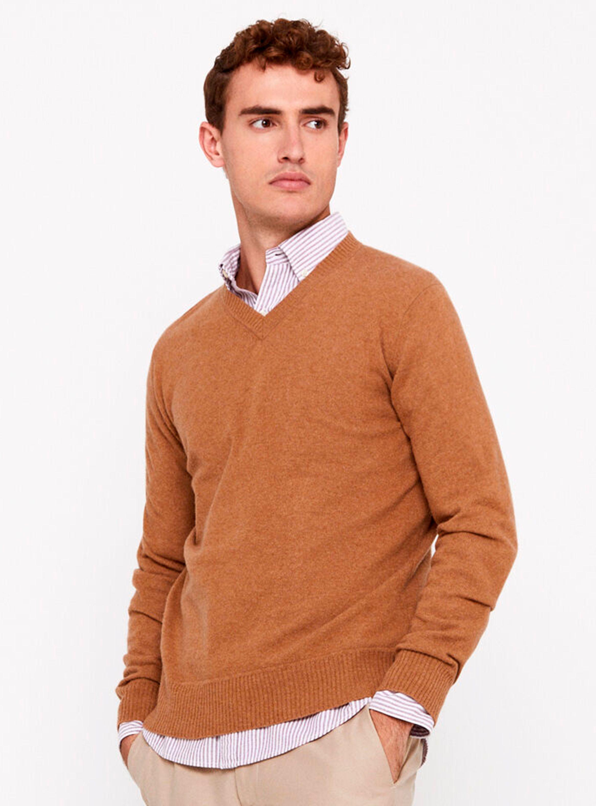 Sweater Lana Lambswool Cuello Pic-0