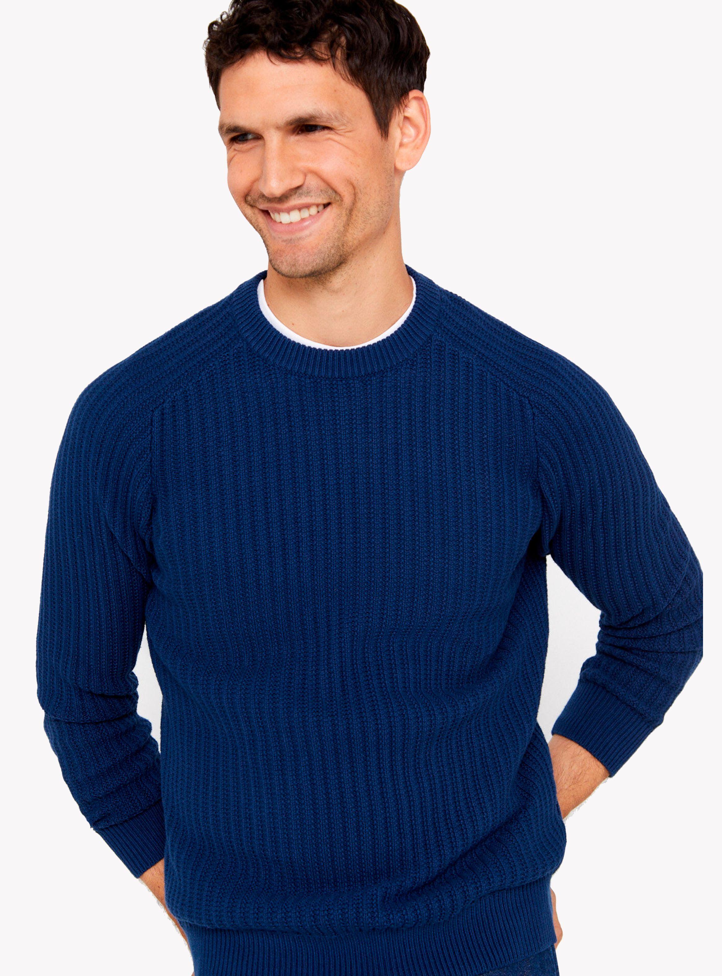 Sweater Algodón Estructura Cuello Redondo-0