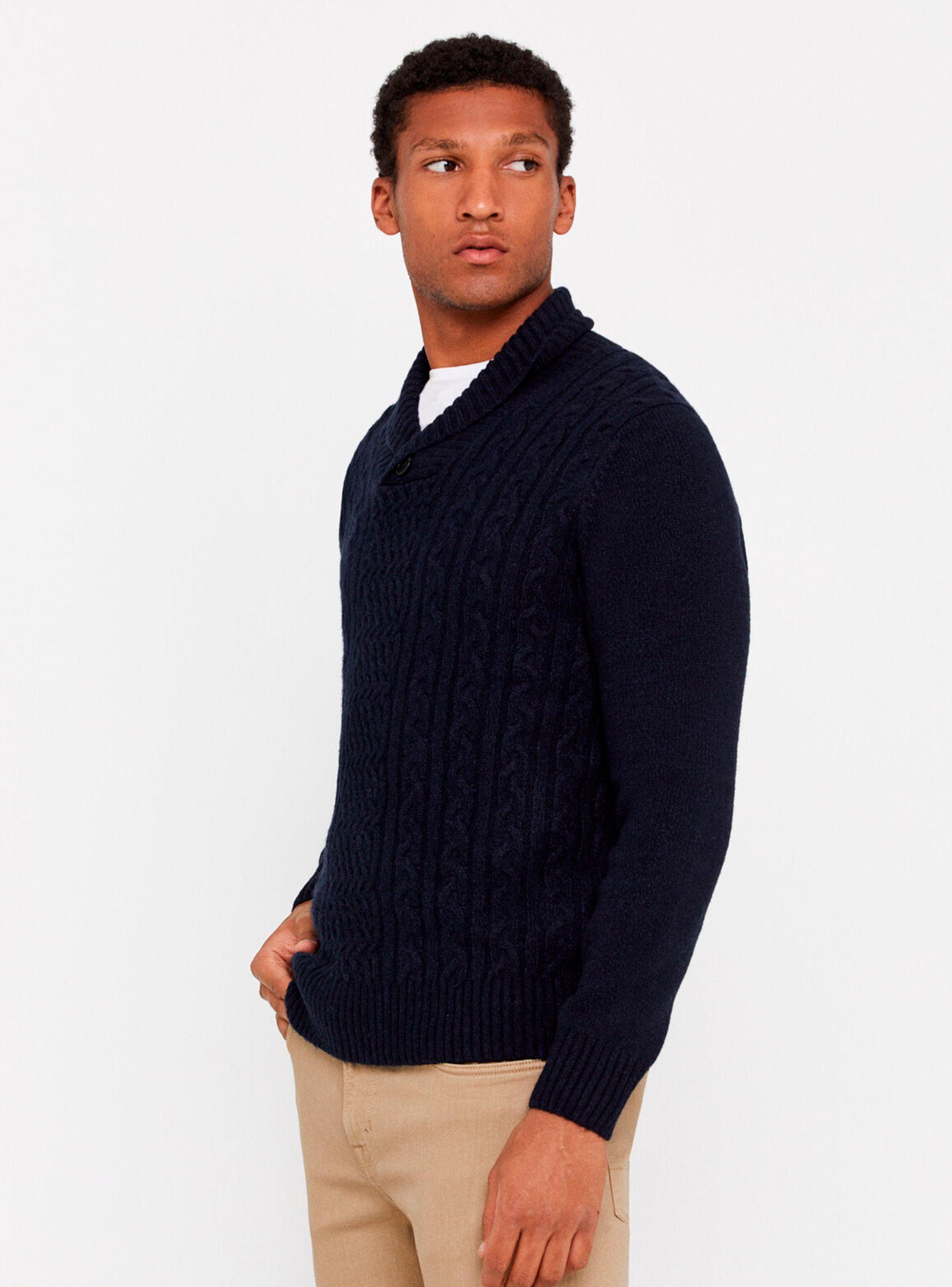 Sweater Cables Cuello Shawl-1