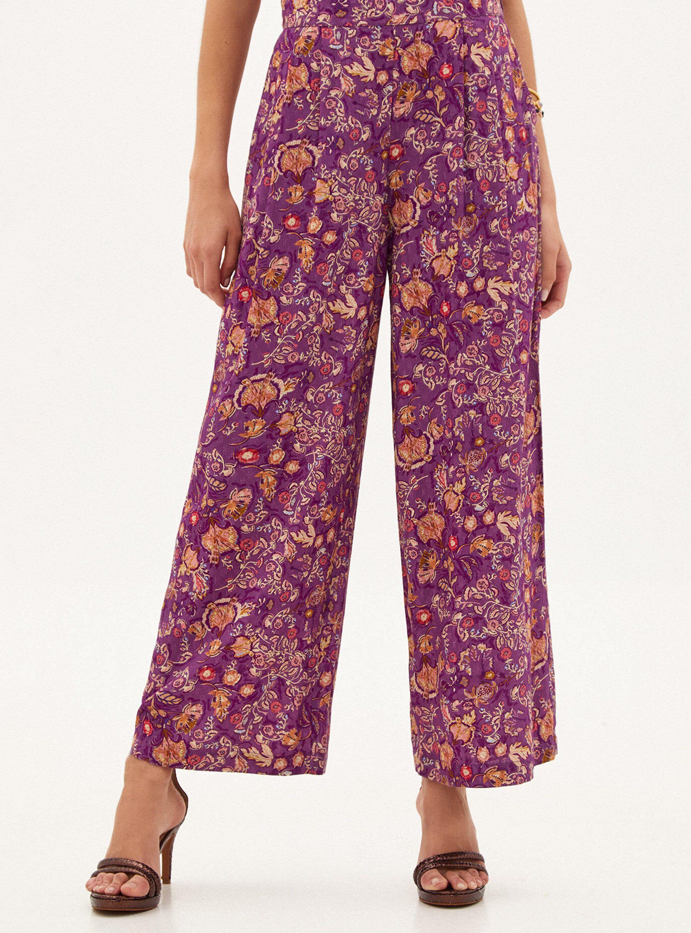 Pantalón Mel Ancho Estampado-0