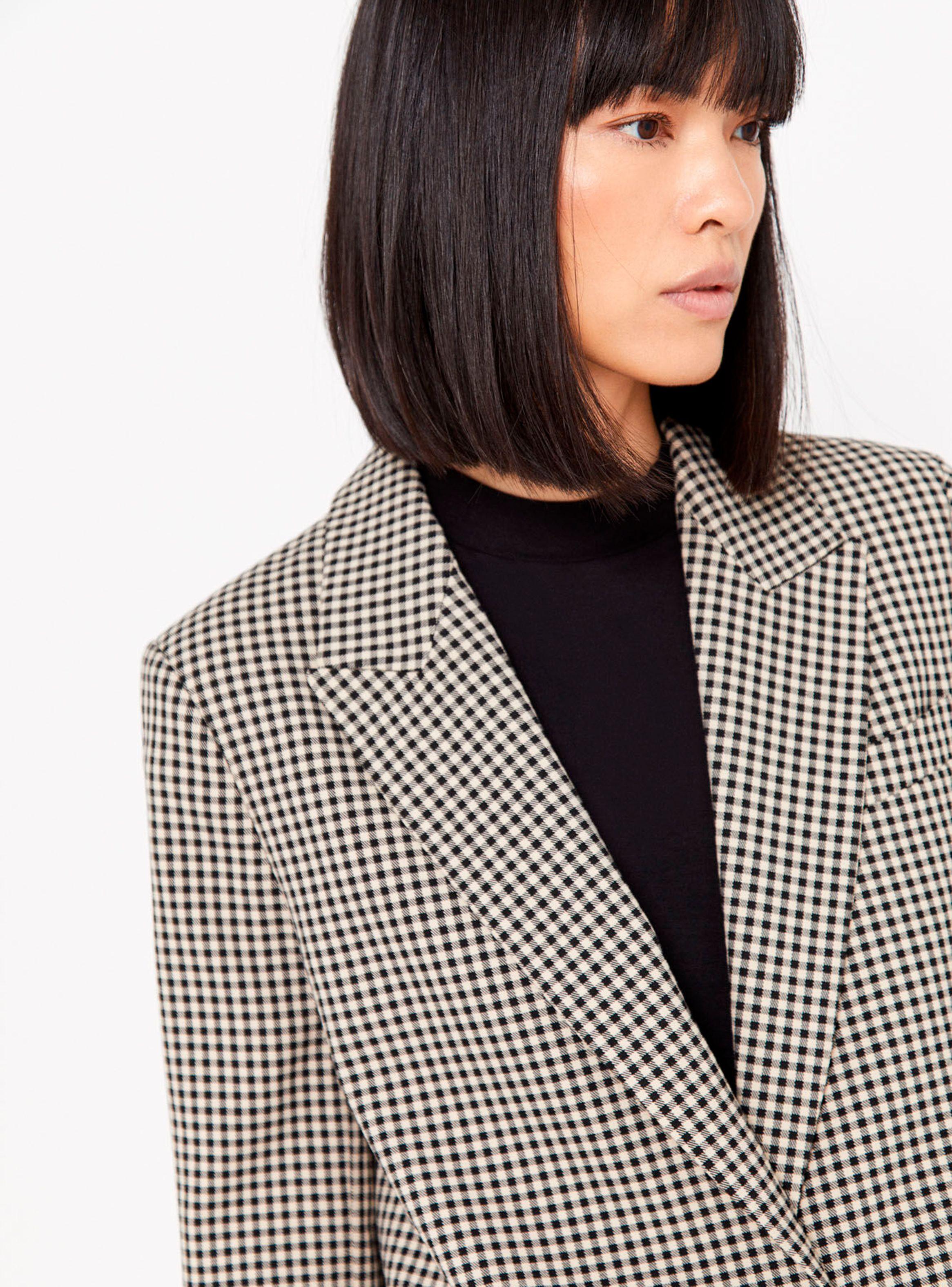 Blazer Tejido Jaspeada Estampado-2