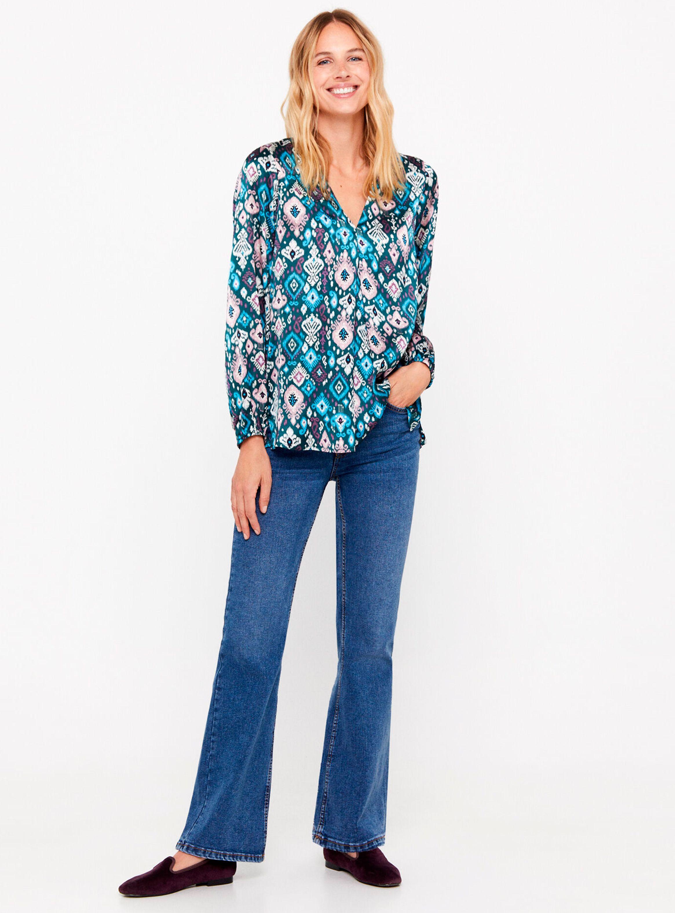 Blusa Larga Satinada-3