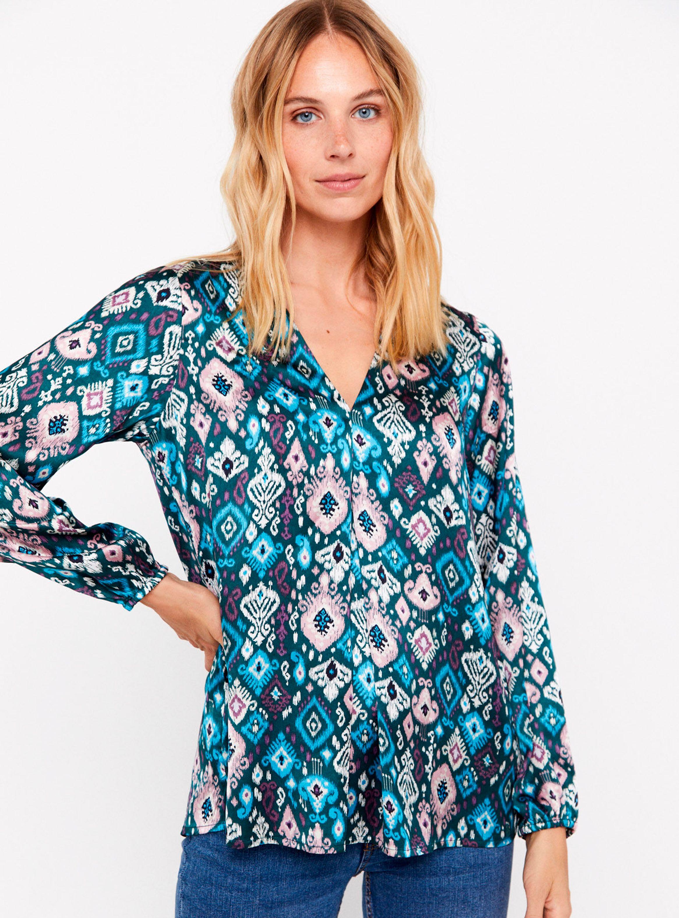 Blusa Larga Satinada-0