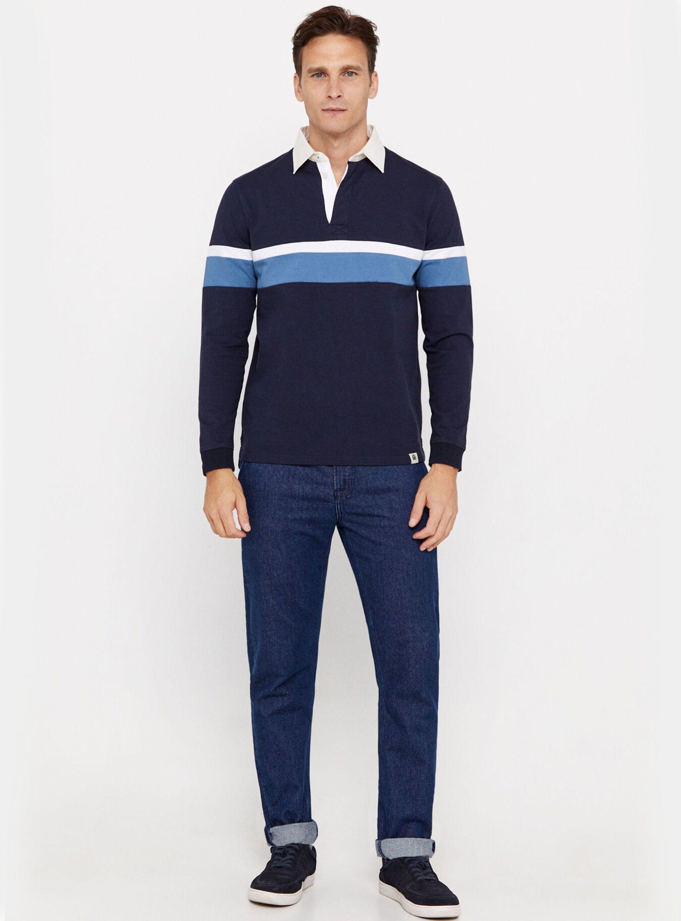 Polera Print Rugby Contraste-3