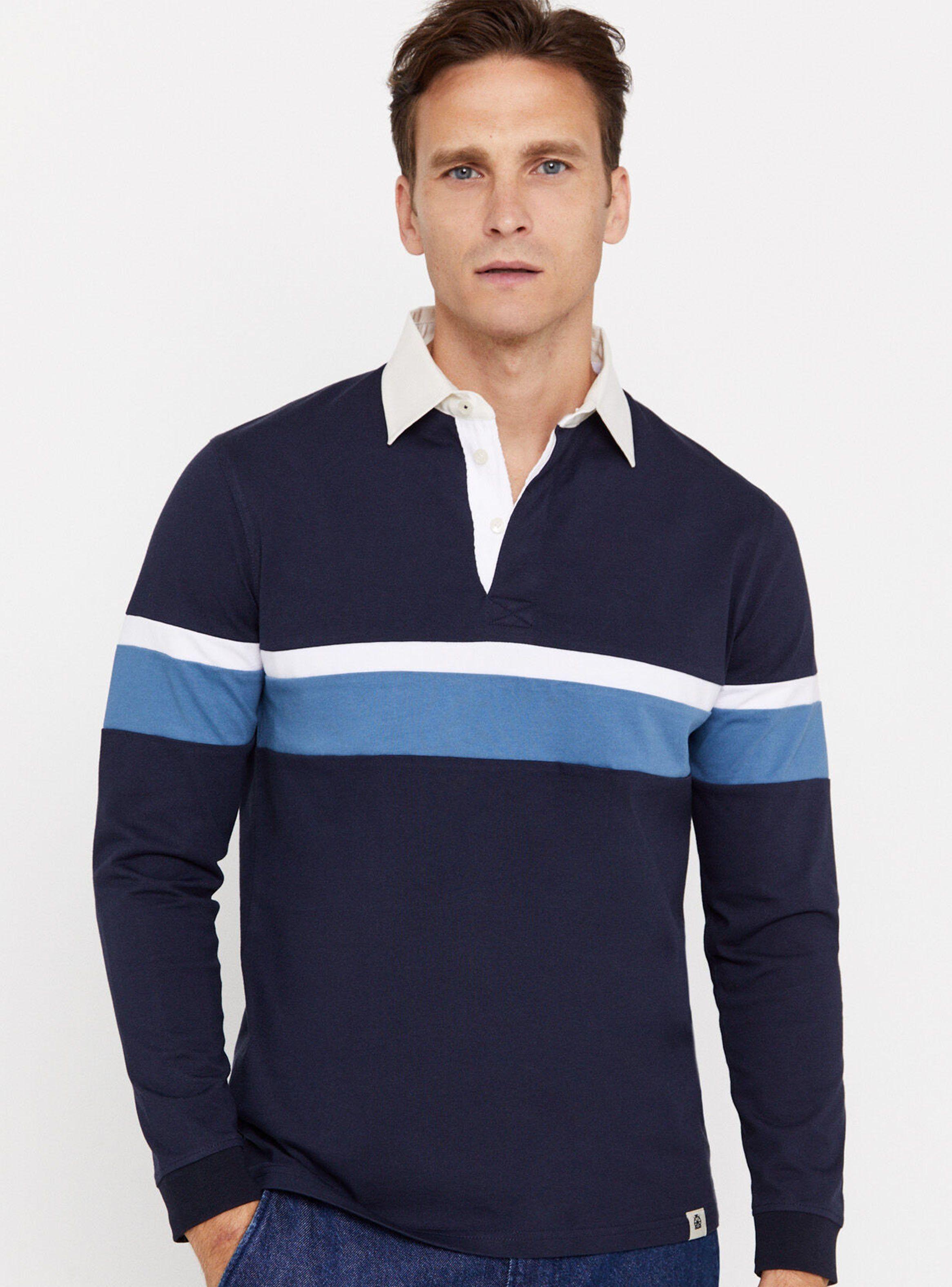 Polera Print Rugby Contraste-0