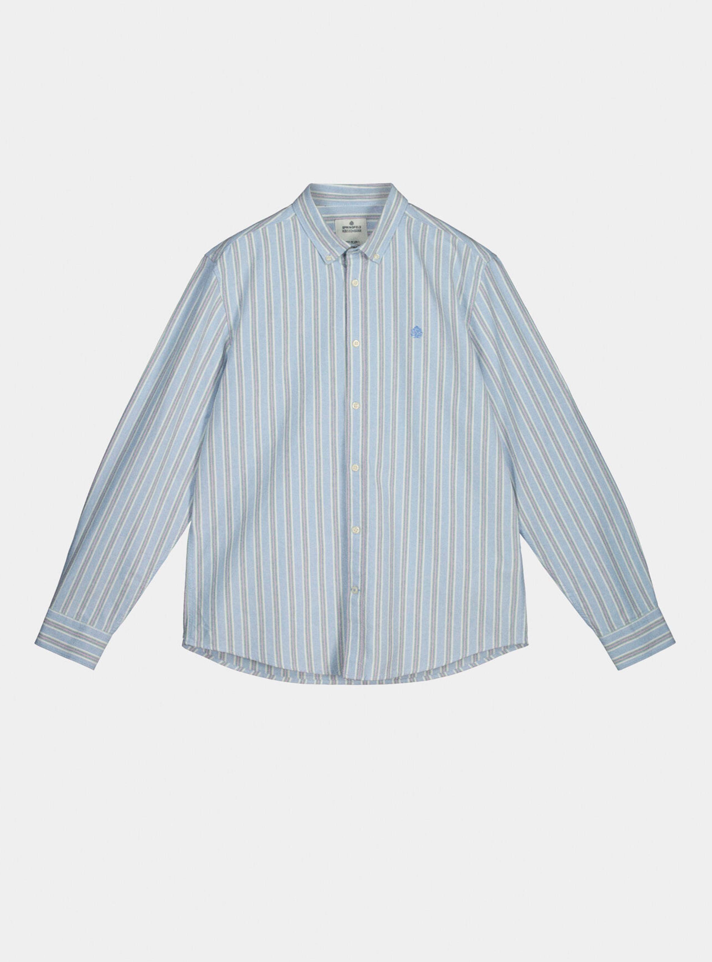 Camisa ML Oxford Rayas-3