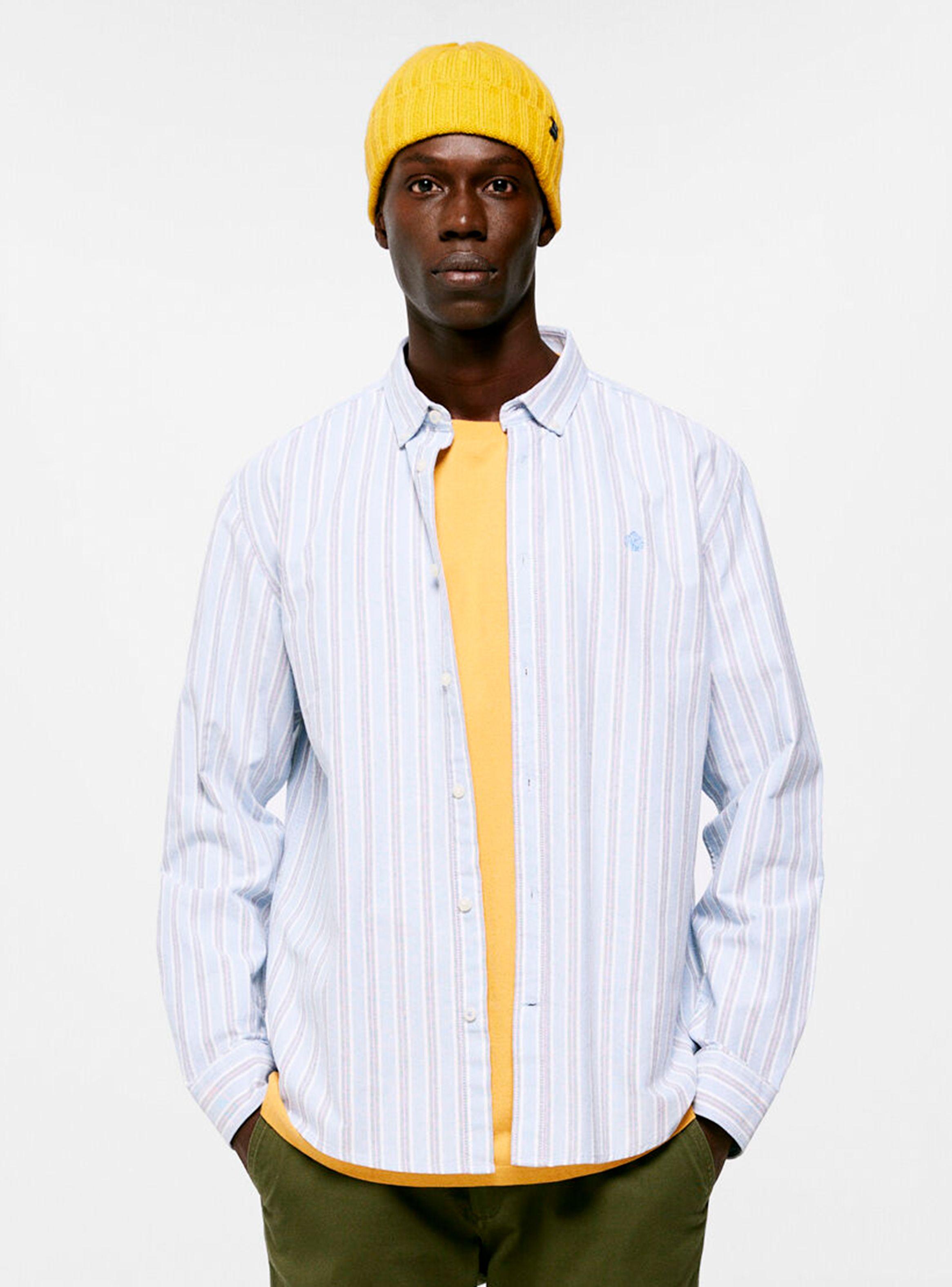 Camisa ML Oxford Rayas-0