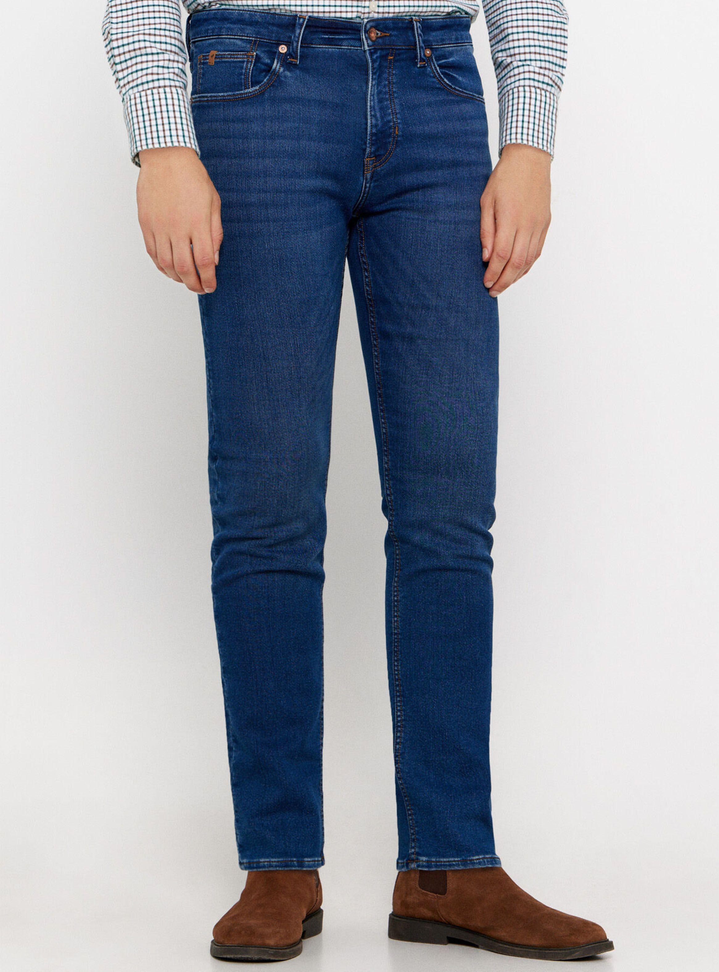 Pantalón Diseño Vaquero Regular Fit-0