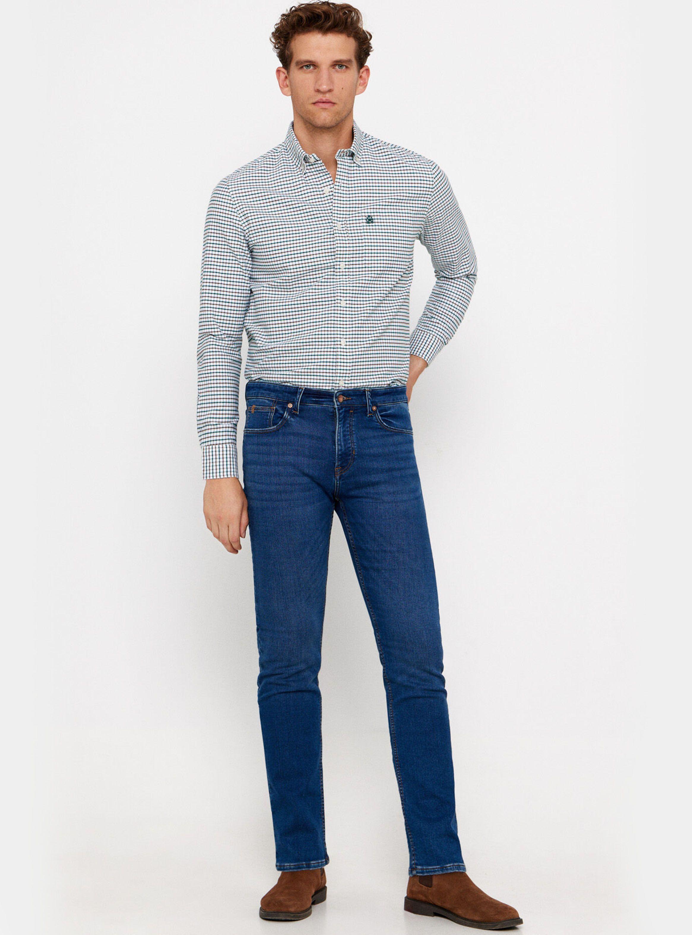 Pantalón Diseño Vaquero Regular Fit-3