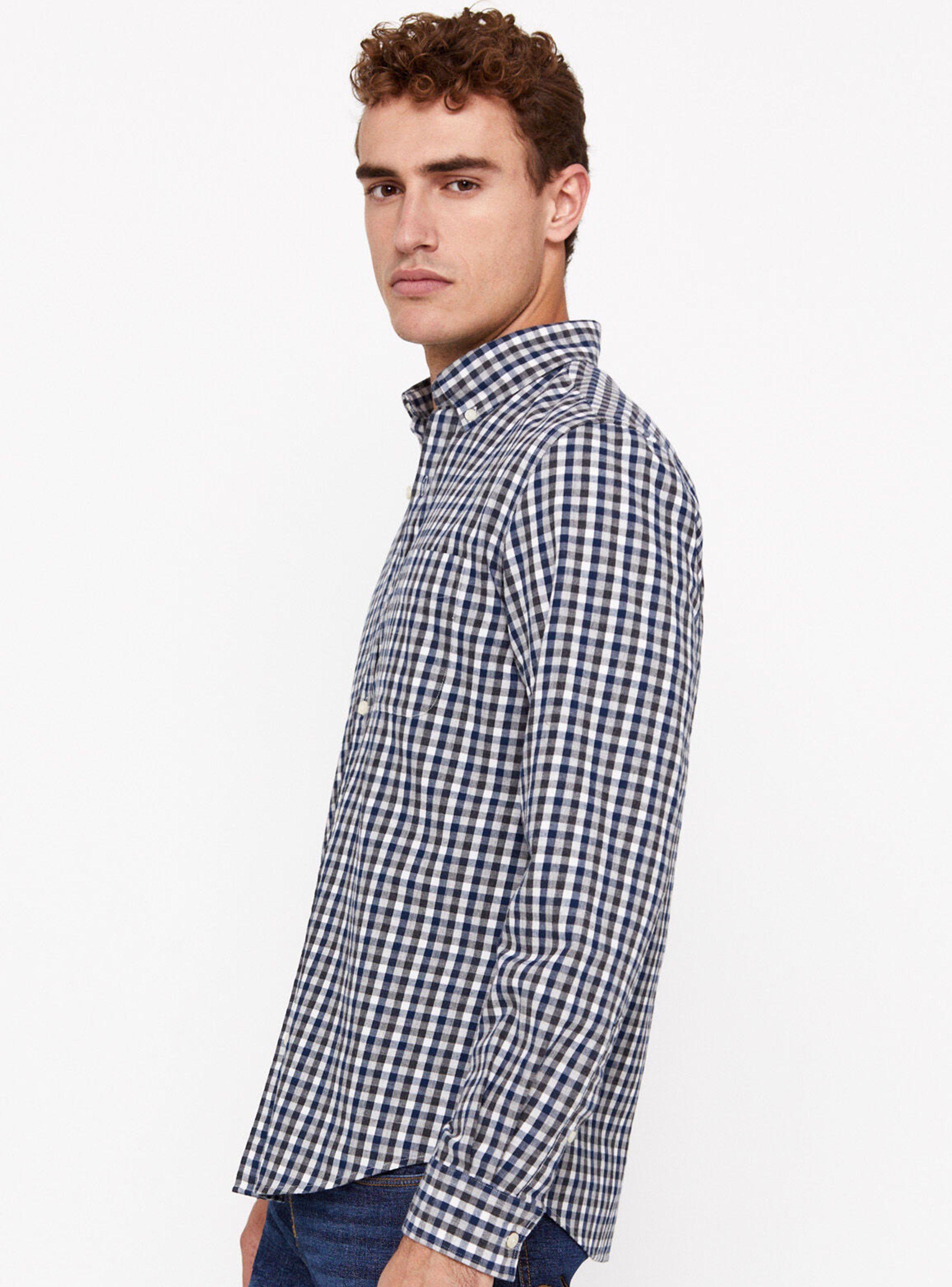 Camisa Manga Larga Twill Cuadro Vichy-2