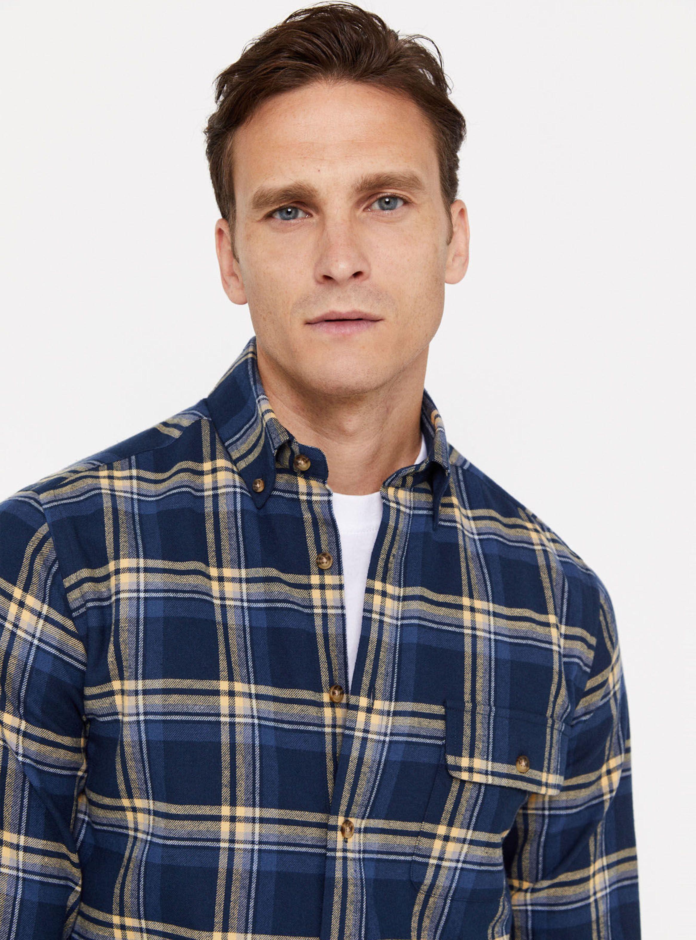 Camisa Manga Larga Franela Cuadros-2