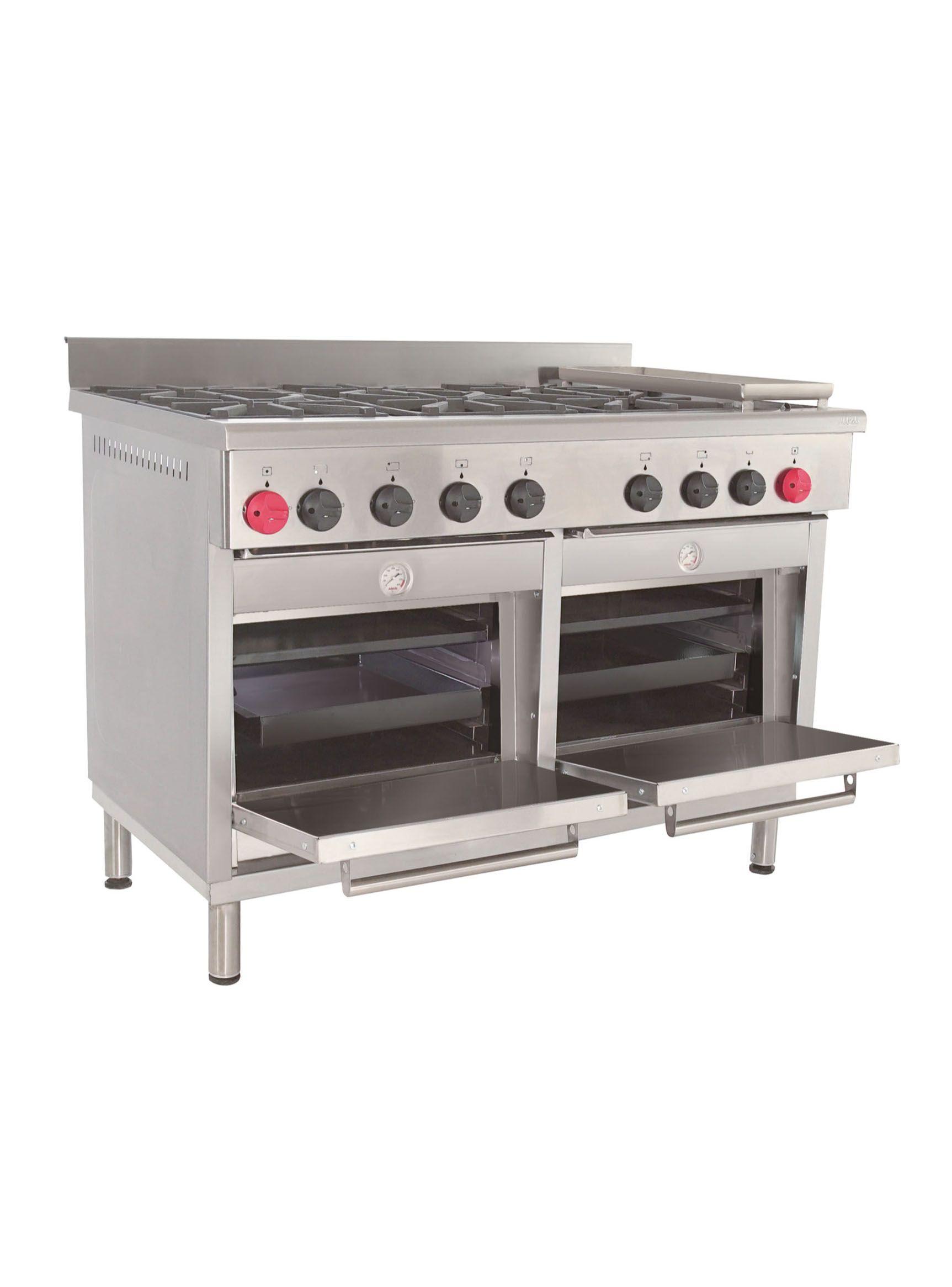 Cocina 6 Platos 2 Hornos 1 Plancha Churrasquera Maigas-1