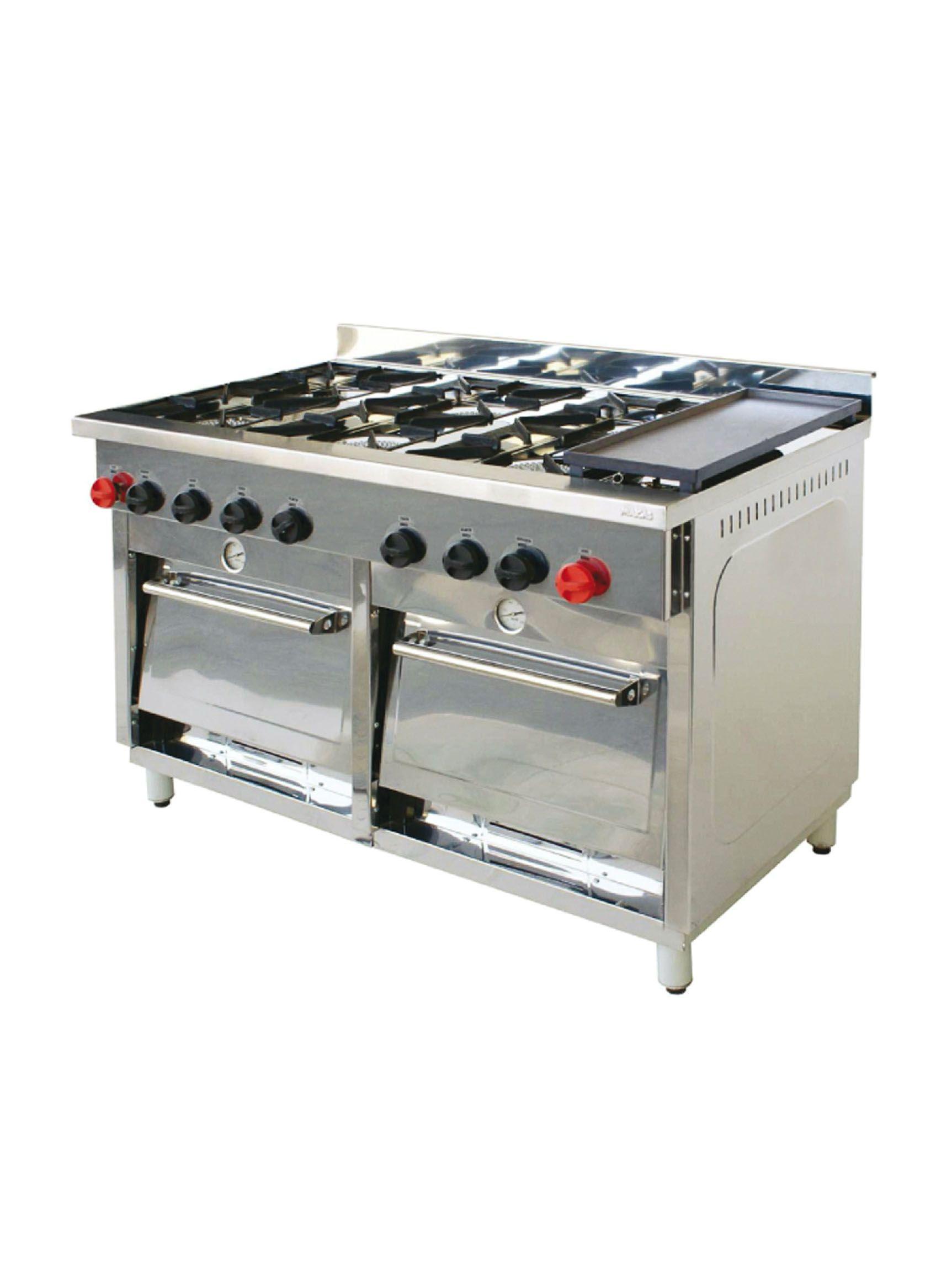 Cocina 6 Platos 2 Hornos 1 Plancha Churrasquera Maigas-0