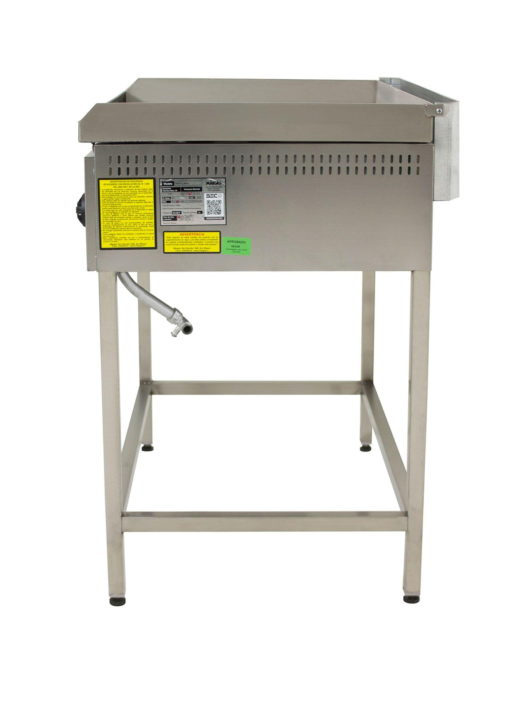 Plancha Churrasquera Lisa Maigas 1000x600 mm-1