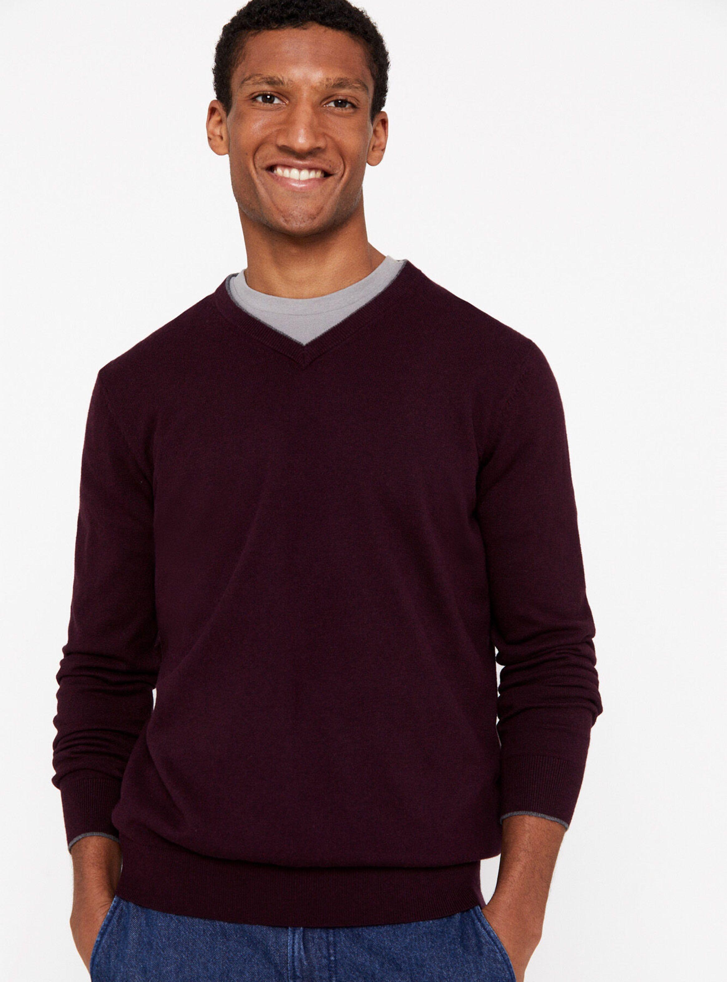 Sweater Algodón Cashmere Cuello Pic-0