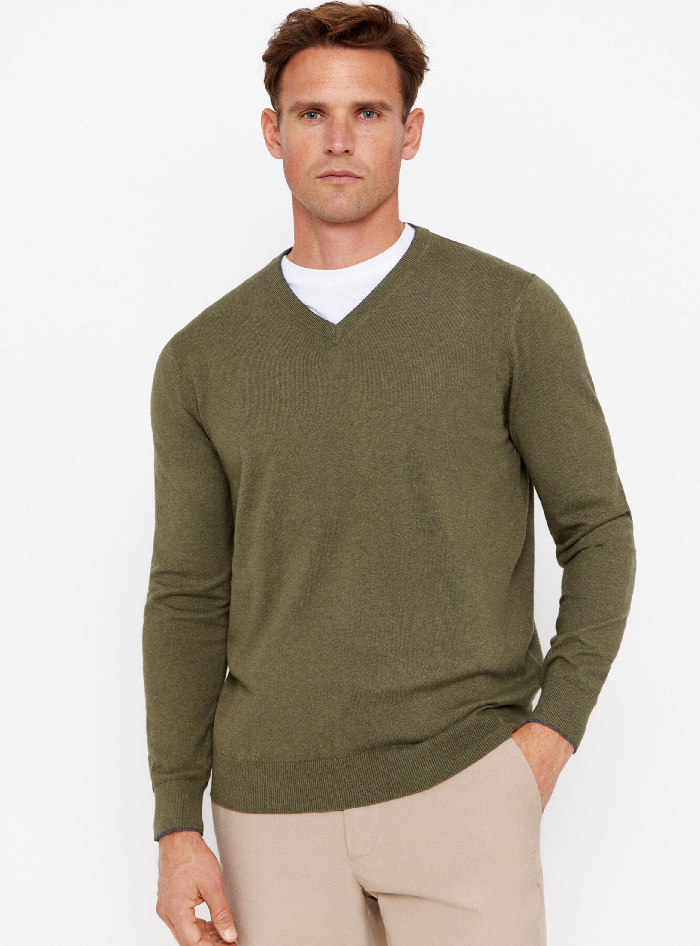 Sweater Algodón Cashmere Cuello Pic-0