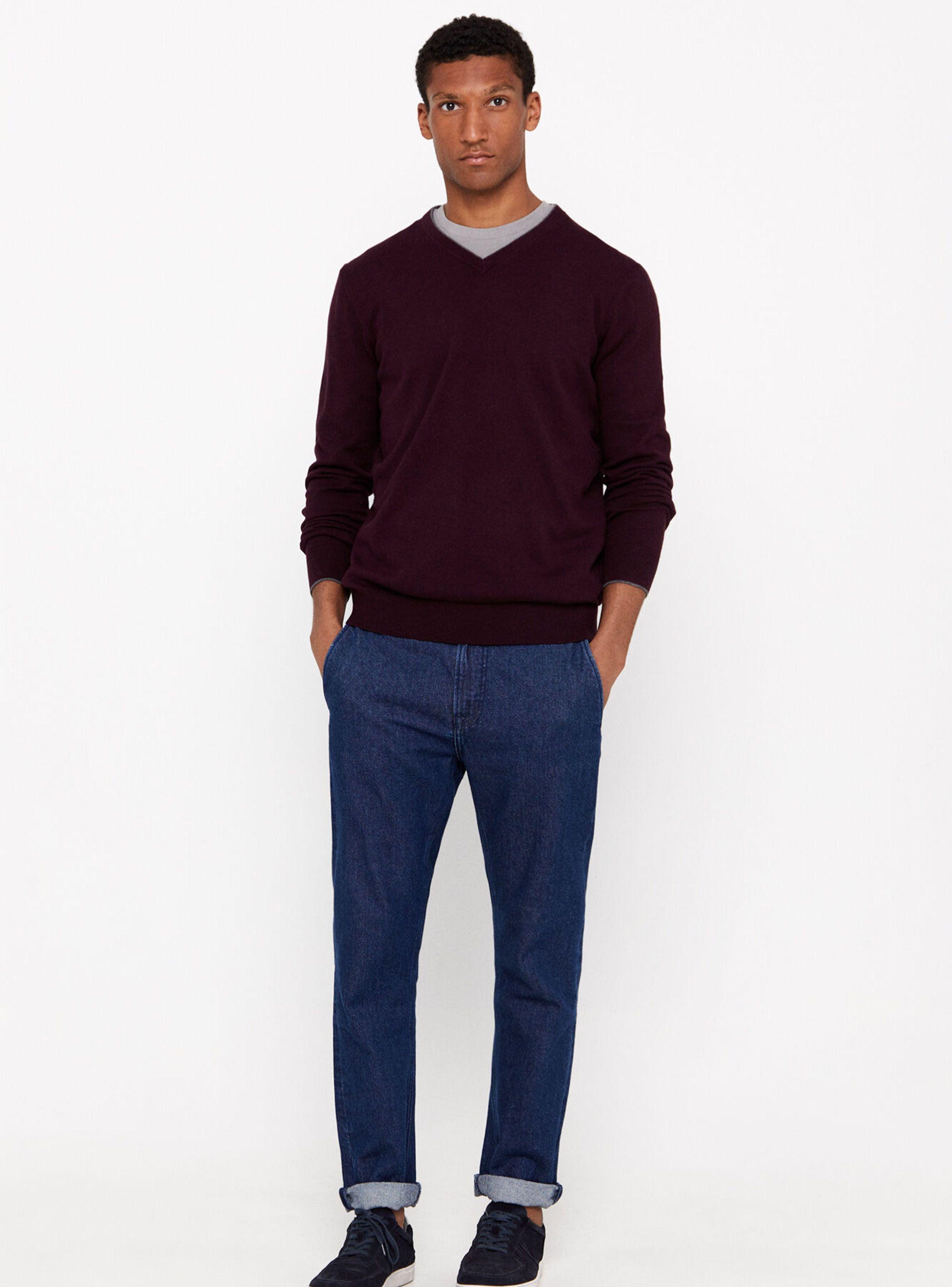 Sweater Algodón Cashmere Cuello Pic-3