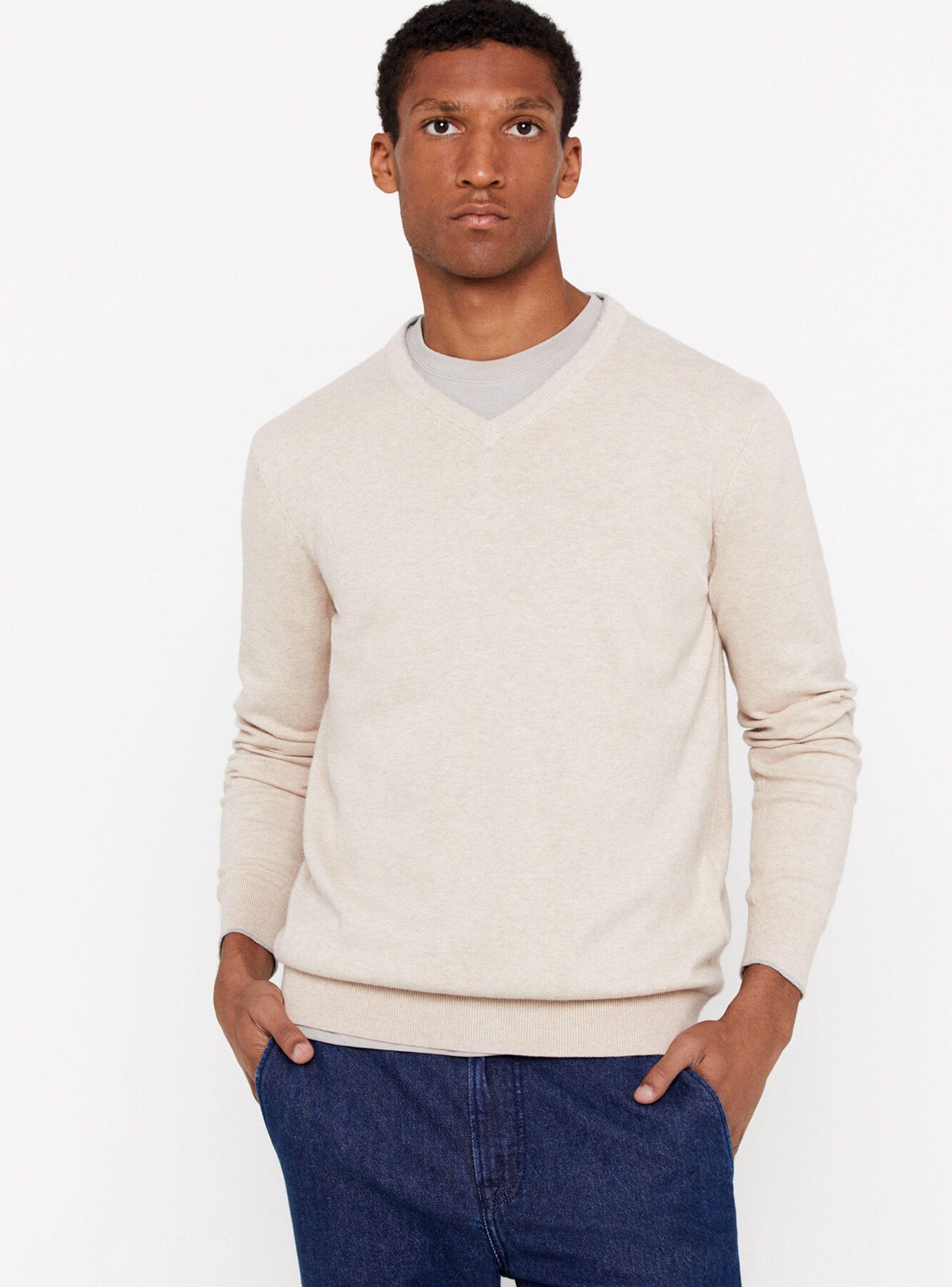 Sweater Algodón Cashmere Cuello Pic-0
