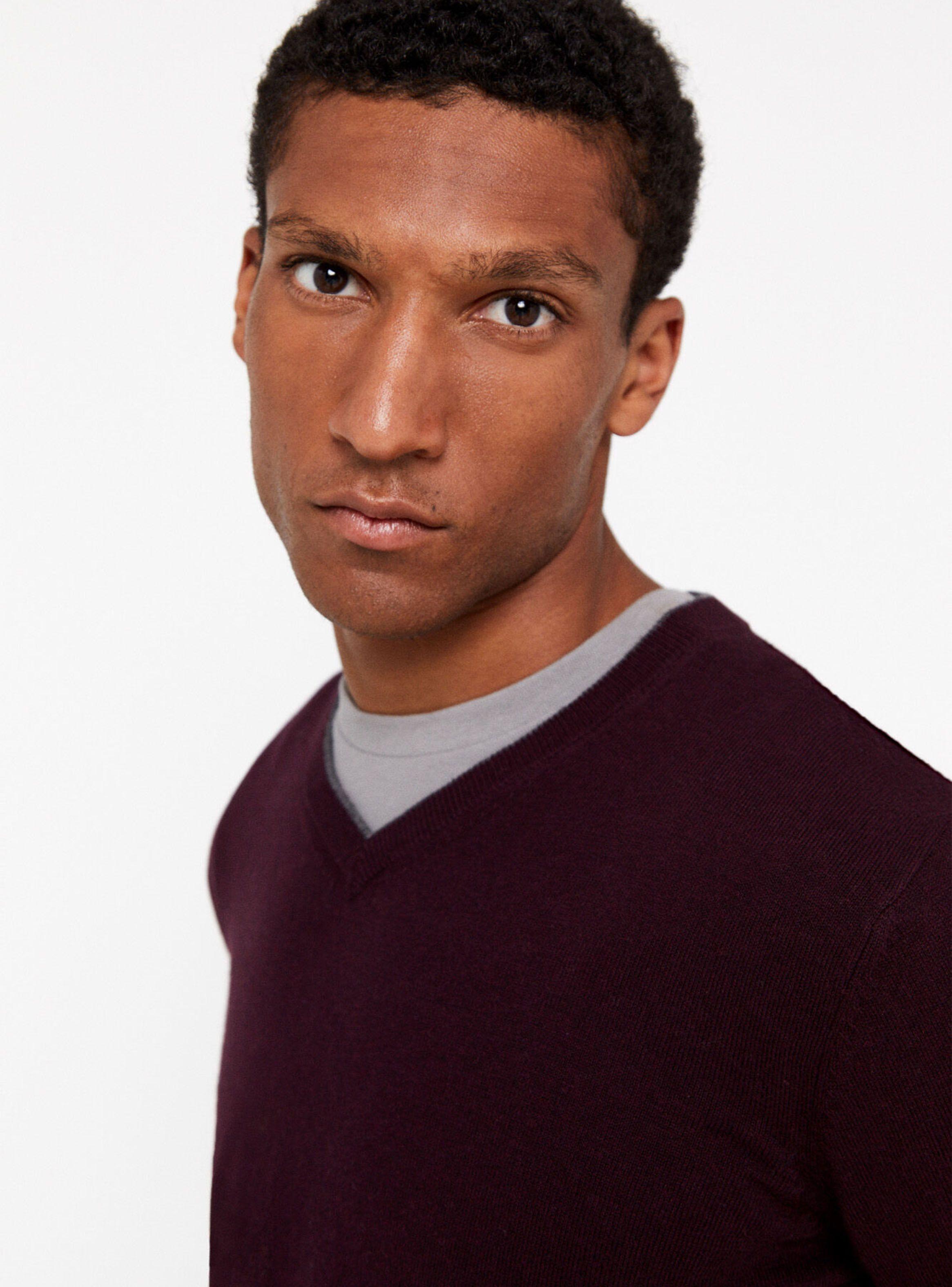 Sweater Algodón Cashmere Cuello Pic-2