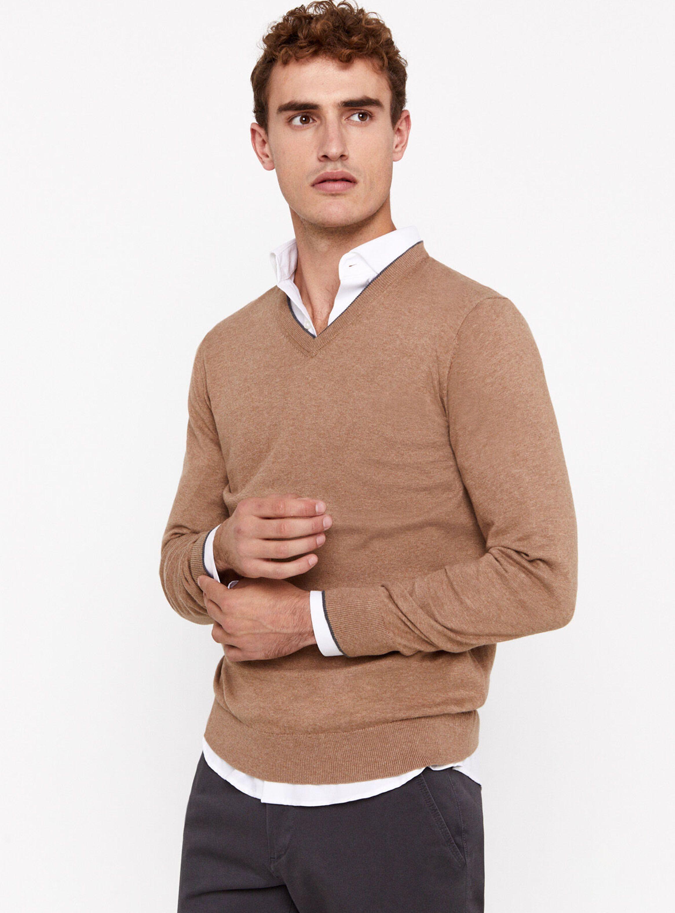 Sweater Algodón Cashmere Cuello Pic-0