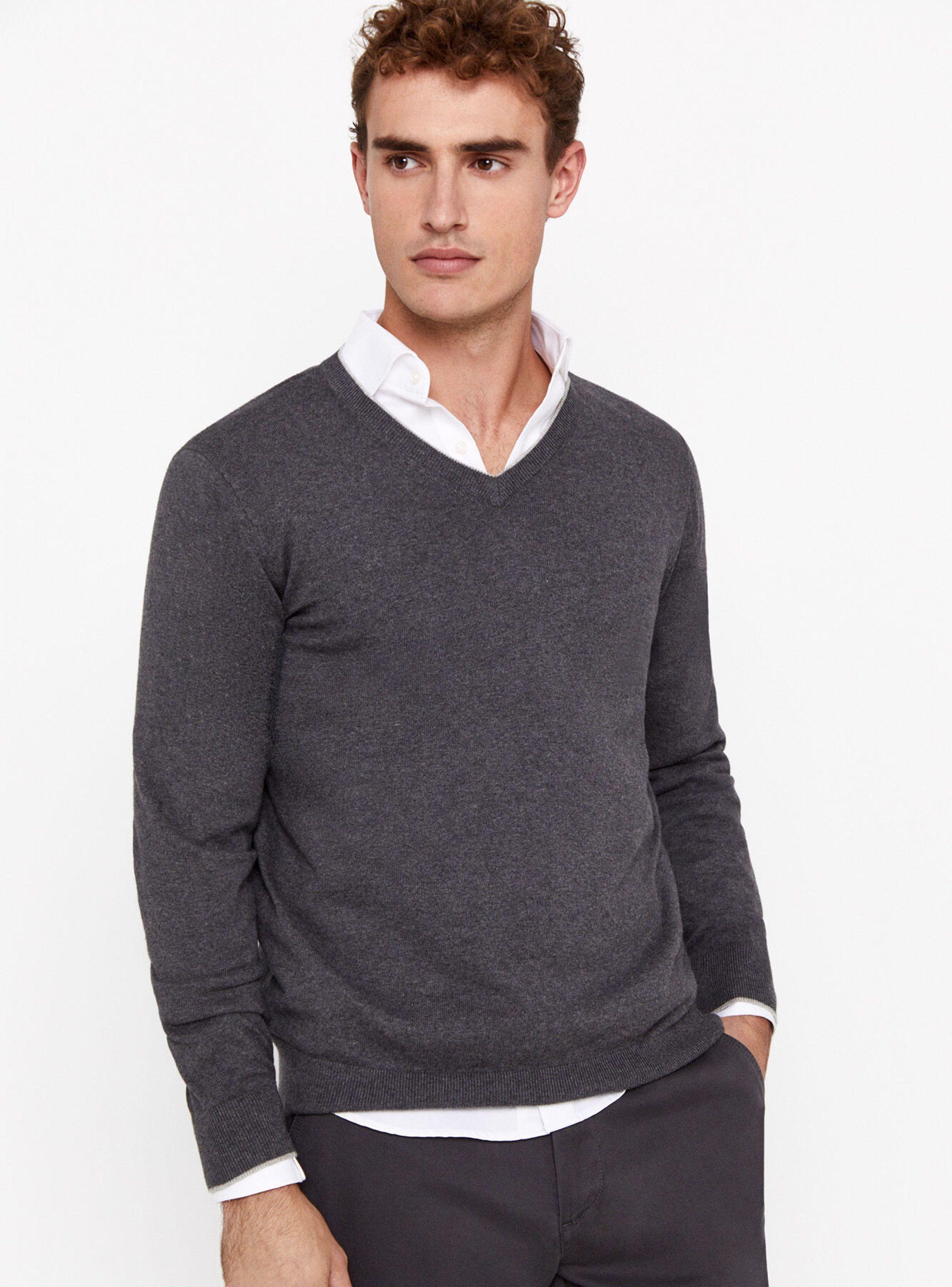 Sweater Algodón Cashmere Cuello Pic-0