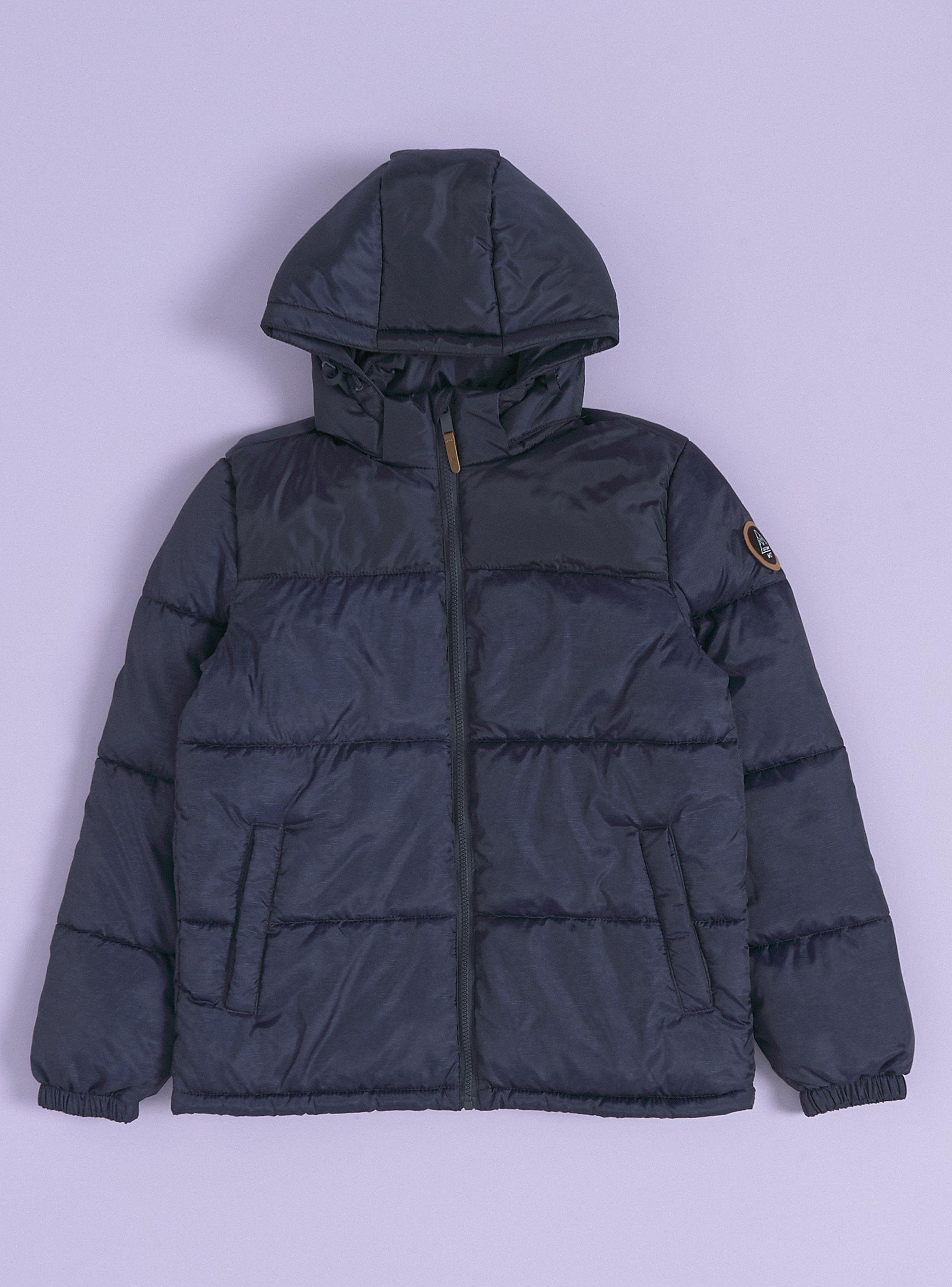 Parka Bicolor con Estampado-0