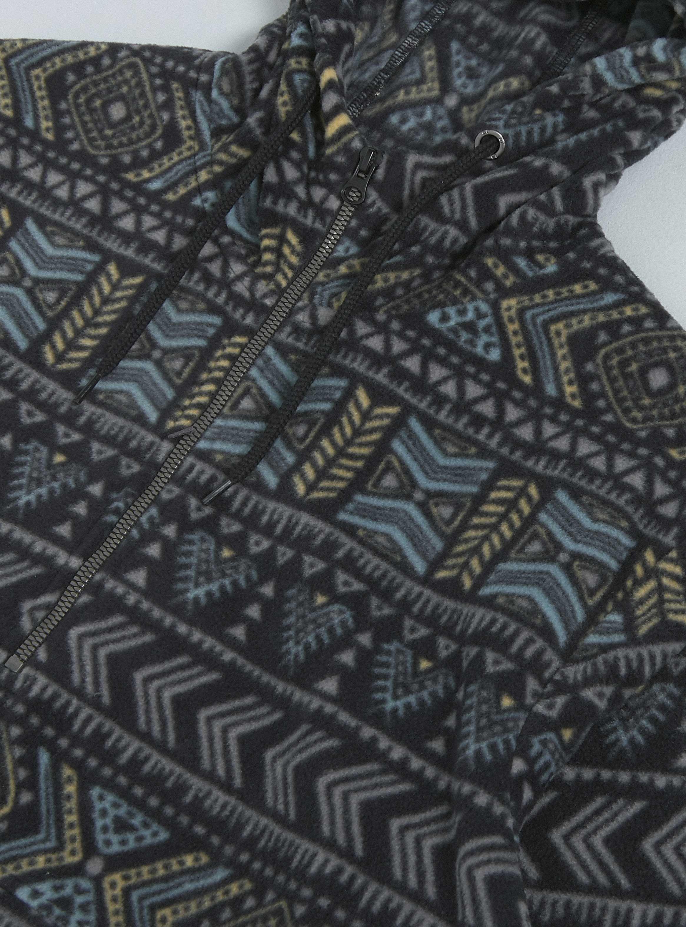 Polar Bloque Liso y Full Estampado con Bolsillo-4