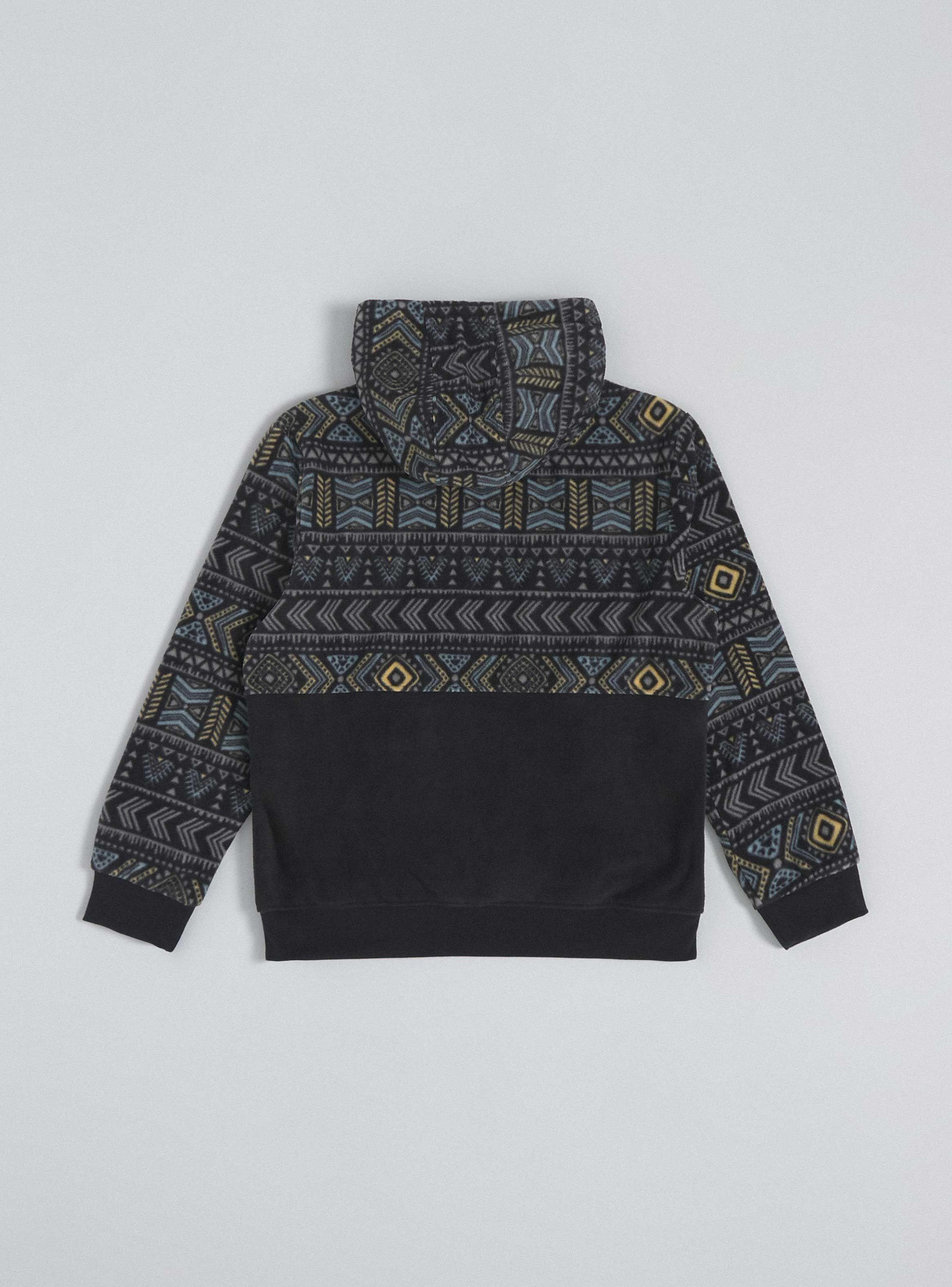 Polar Bloque Liso y Full Estampado con Bolsillo-3