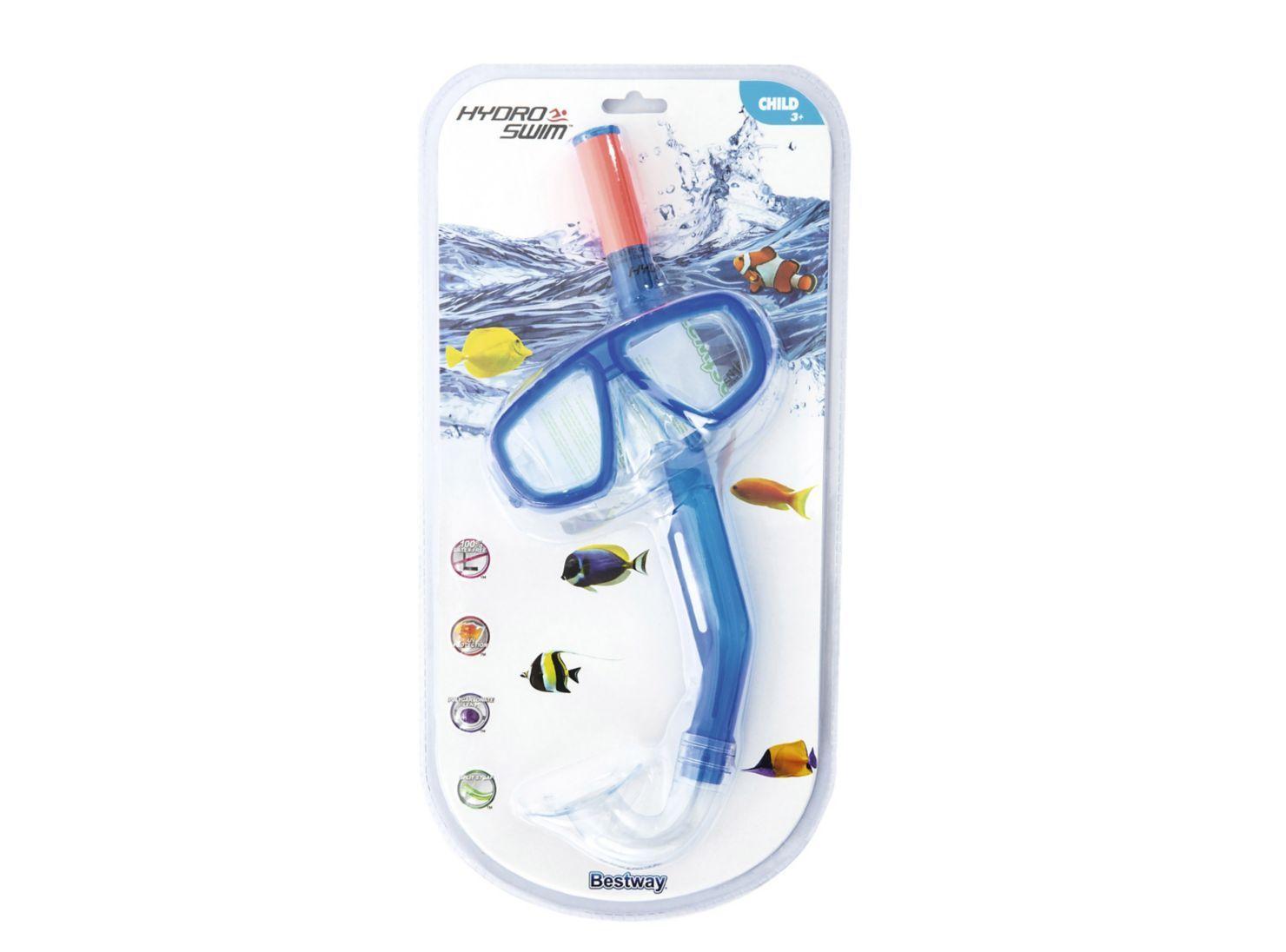 Lentes De Snorkel Bestway Color Azul-0