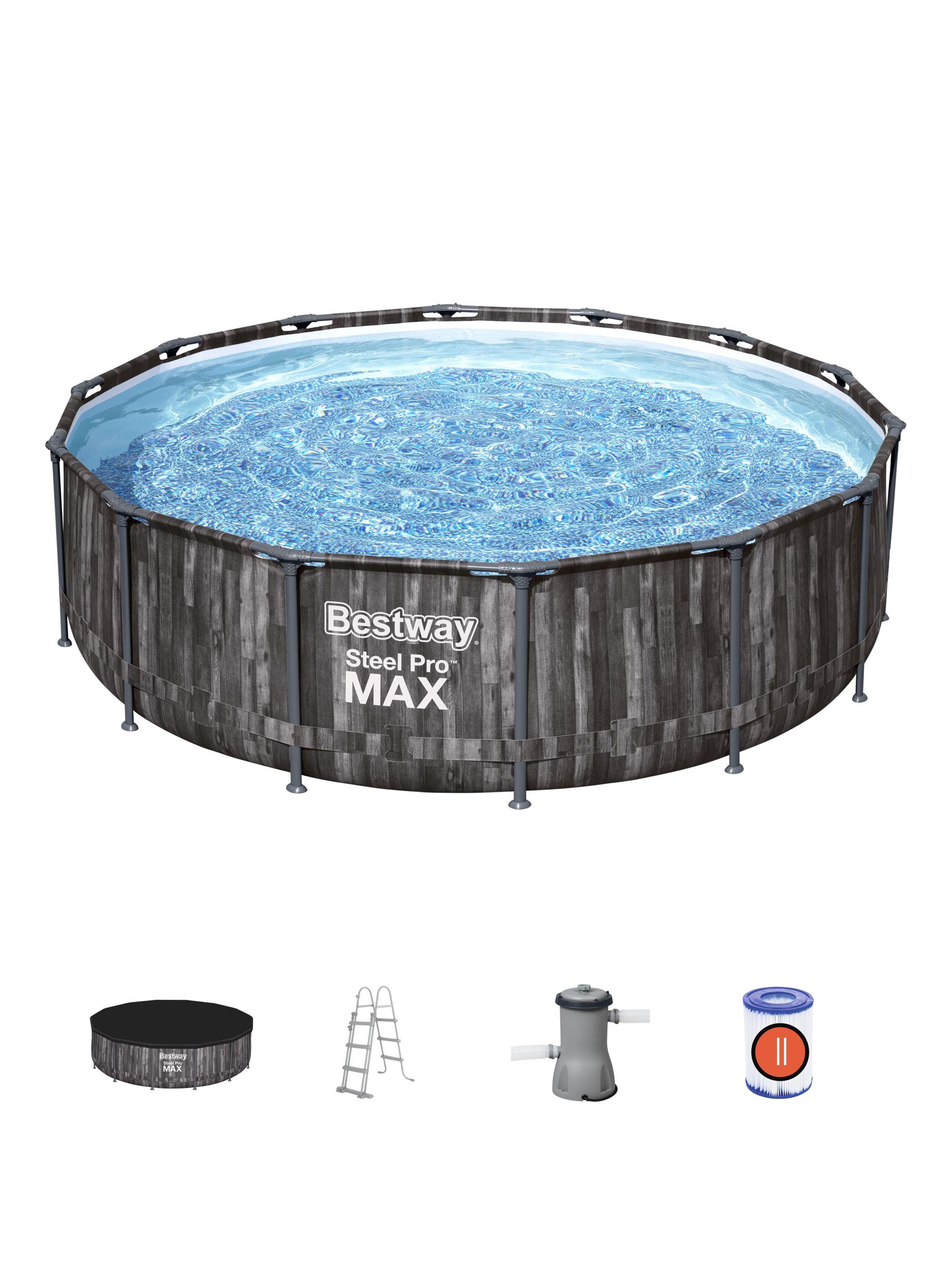 Piscina Estructural Steel Pro MAX 1.07 x 4.27 m-0