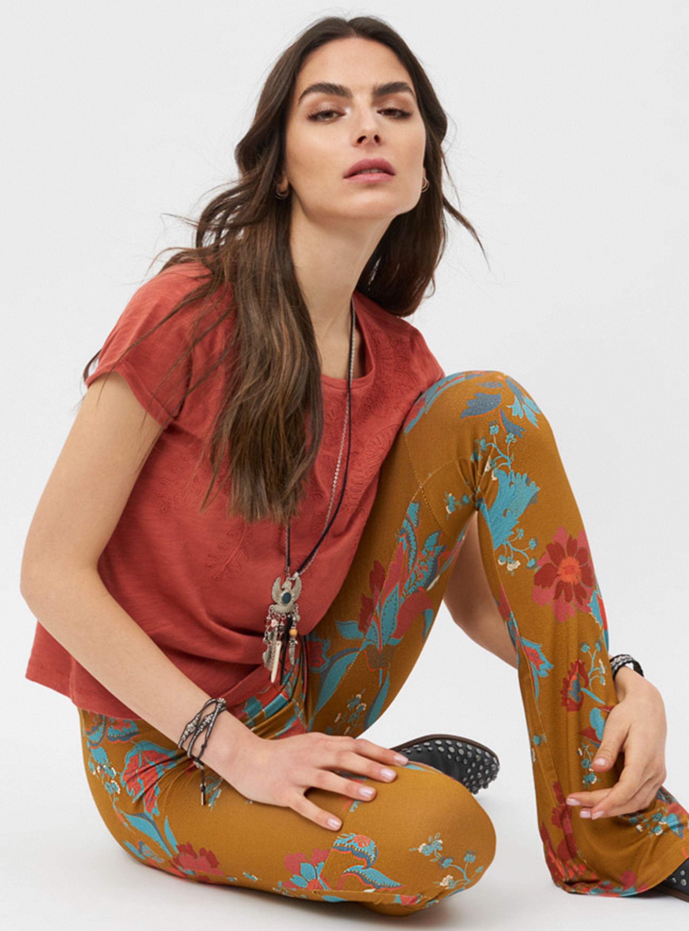 Pantalón Print Floral Umbrale-3