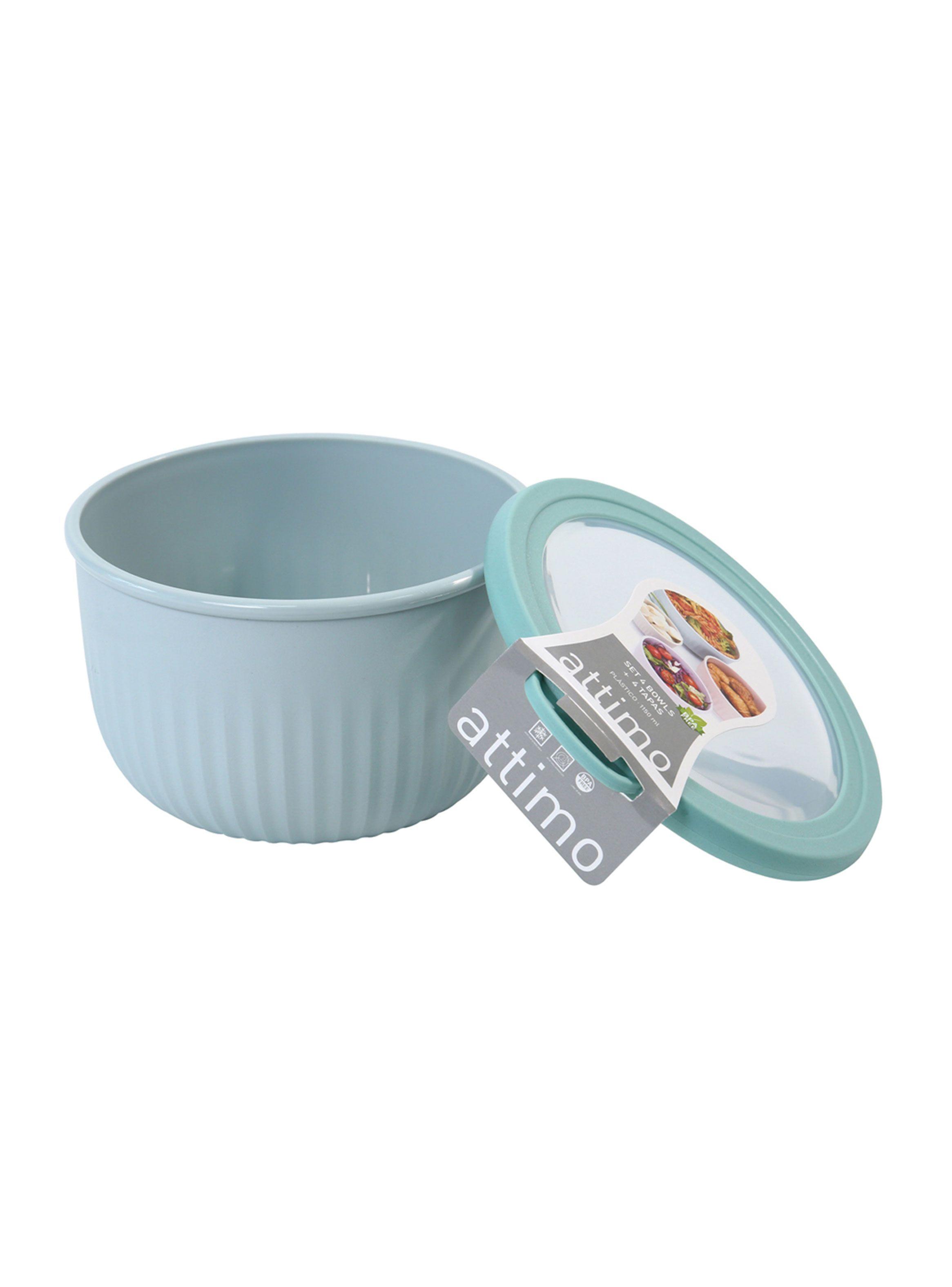Set 4 Bowls con tapa L 550 ml + 1150 ml + 2100 ml + 3400 ml-8