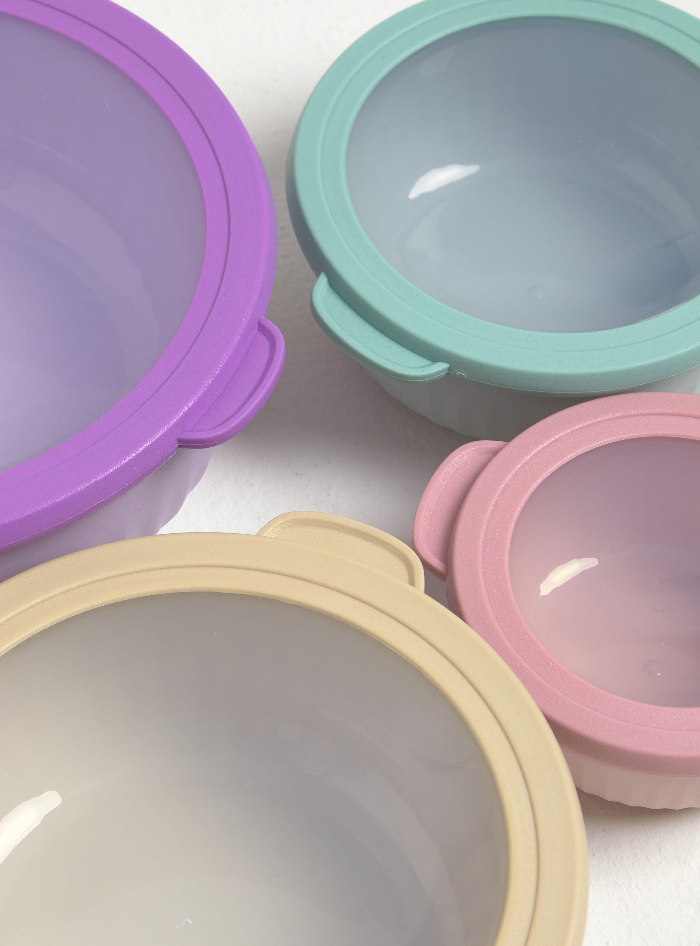 Set 4 Bowls con tapa M 360 ml + 730 ml + 1250 ml + 2200 ml-2
