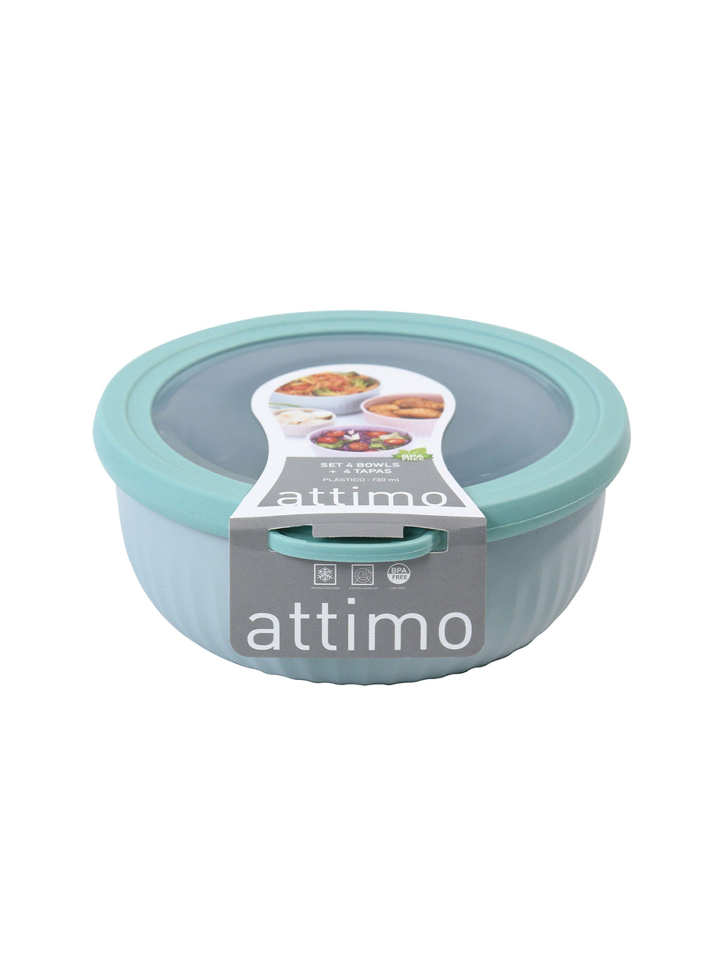 Set 4 Bowls con tapa M 360 ml + 730 ml + 1250 ml + 2200 ml-7