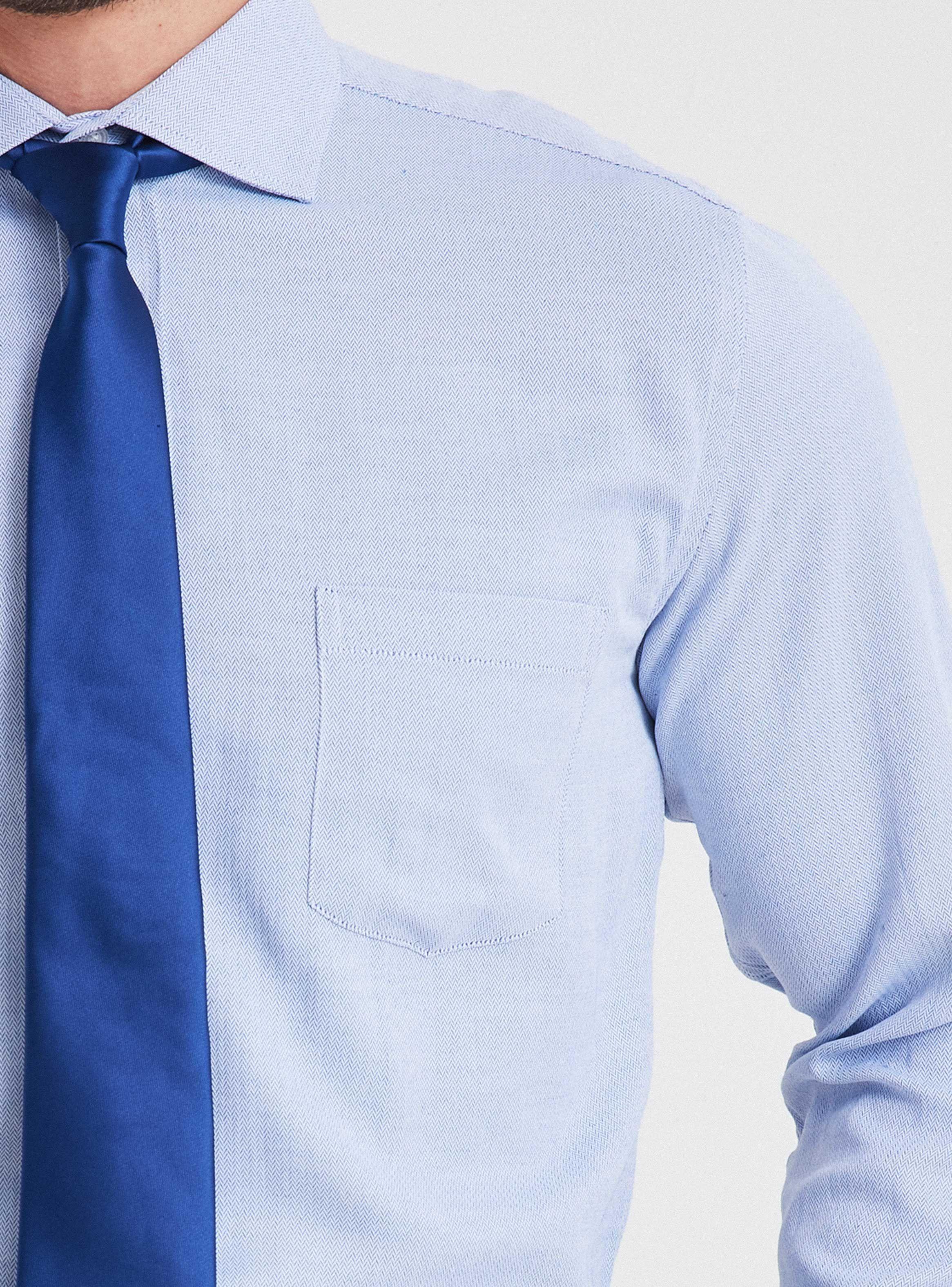 Camisa de Vestir Semi Slim Texturada Espigas-3