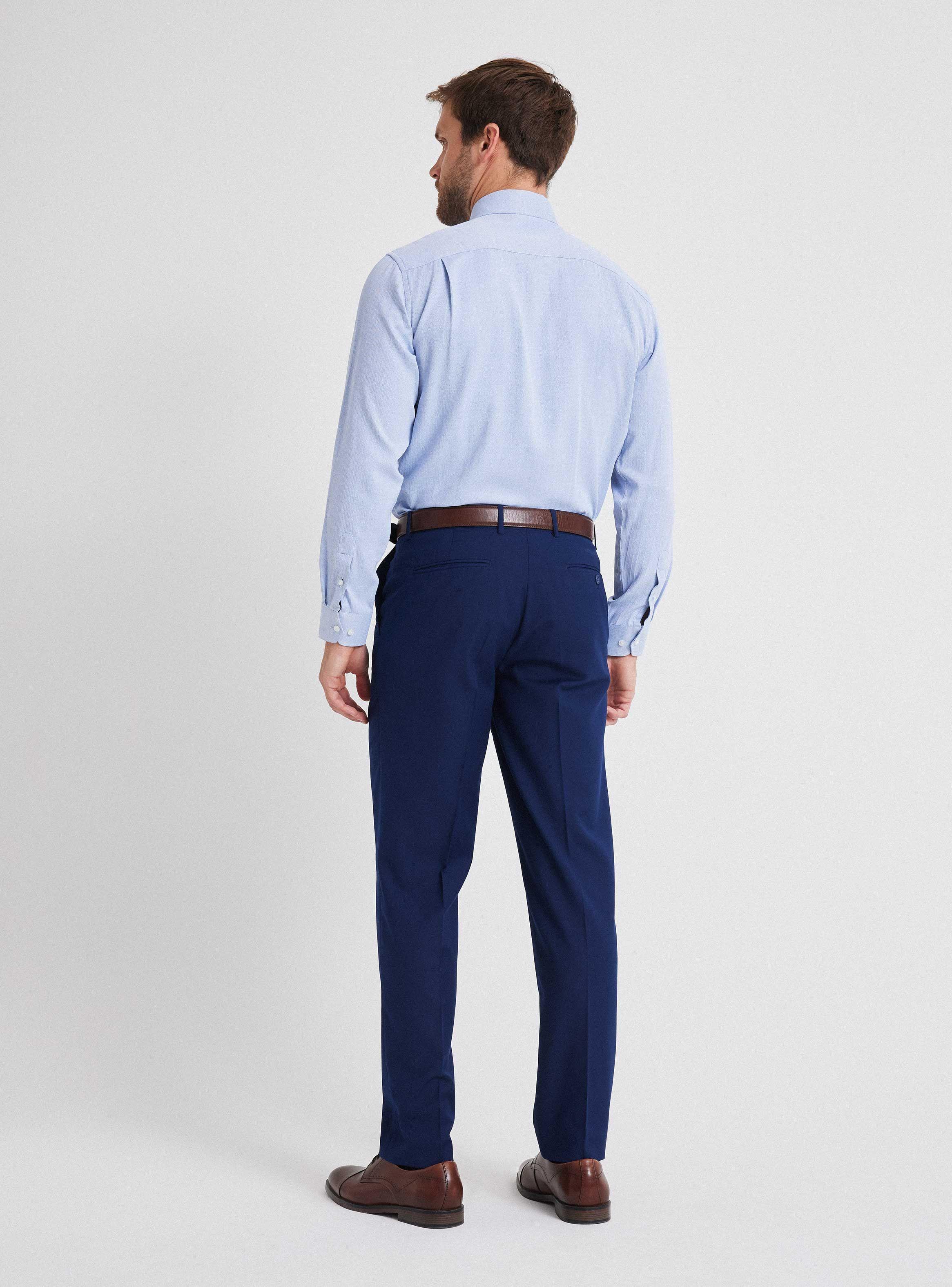 Camisa de Vestir Semi Slim Texturada Espigas-5