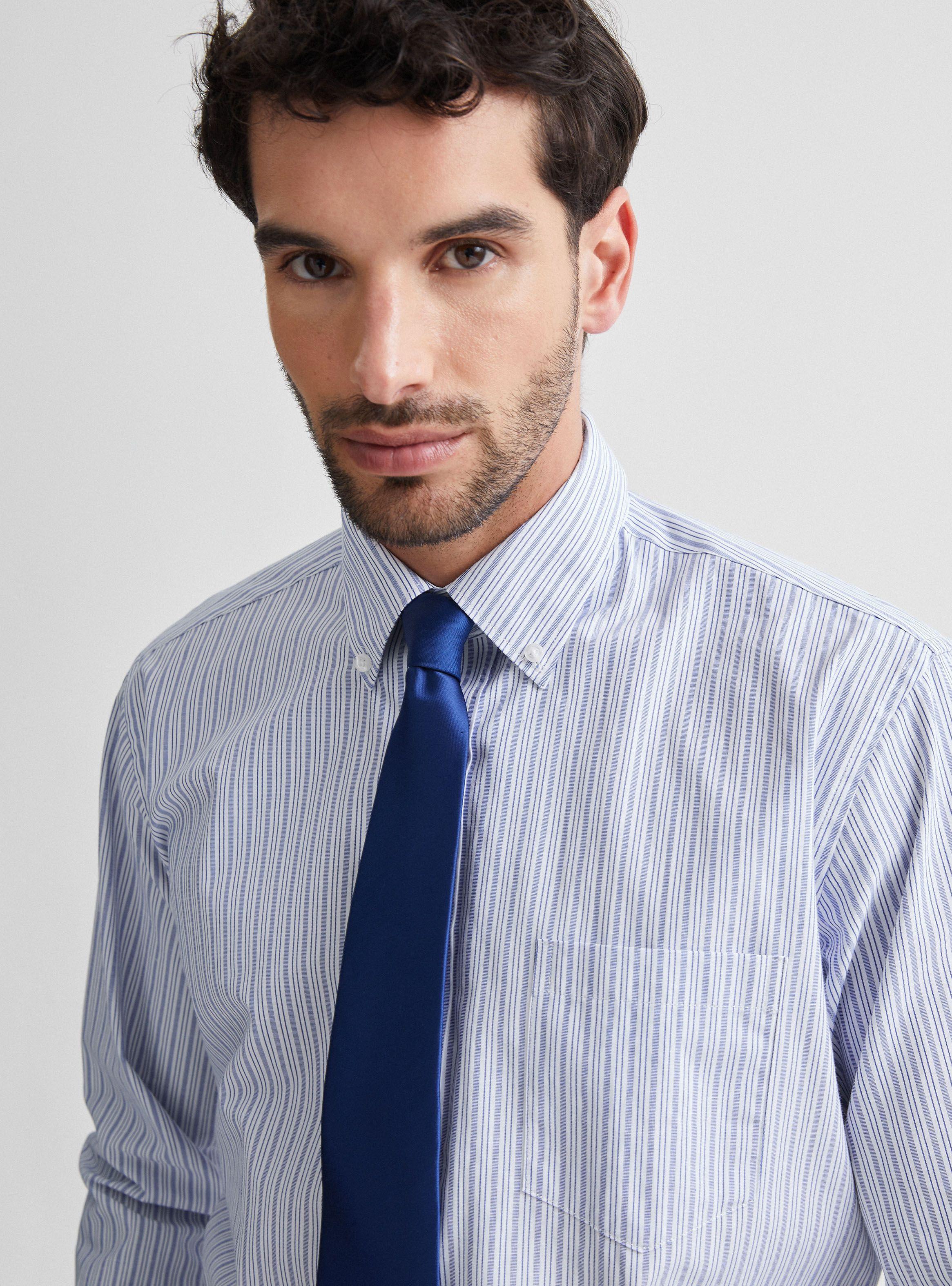 Camisa Formal Fantasía Listada de Johnson Classic